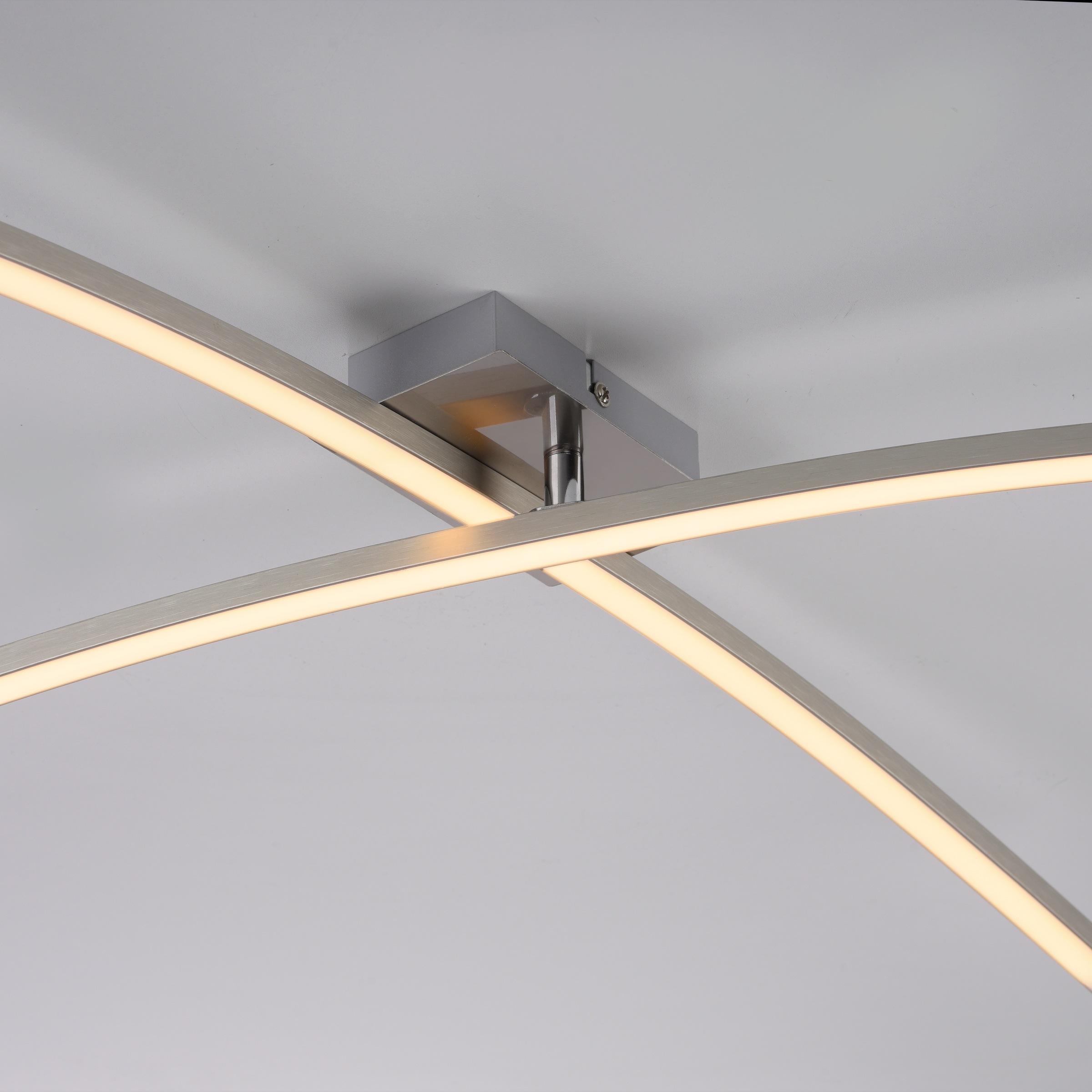 JUST LIGHT LED Deckenleuchte »SIMON« LED-Board 1 Stk. Warmweiß ein Profil drehbar