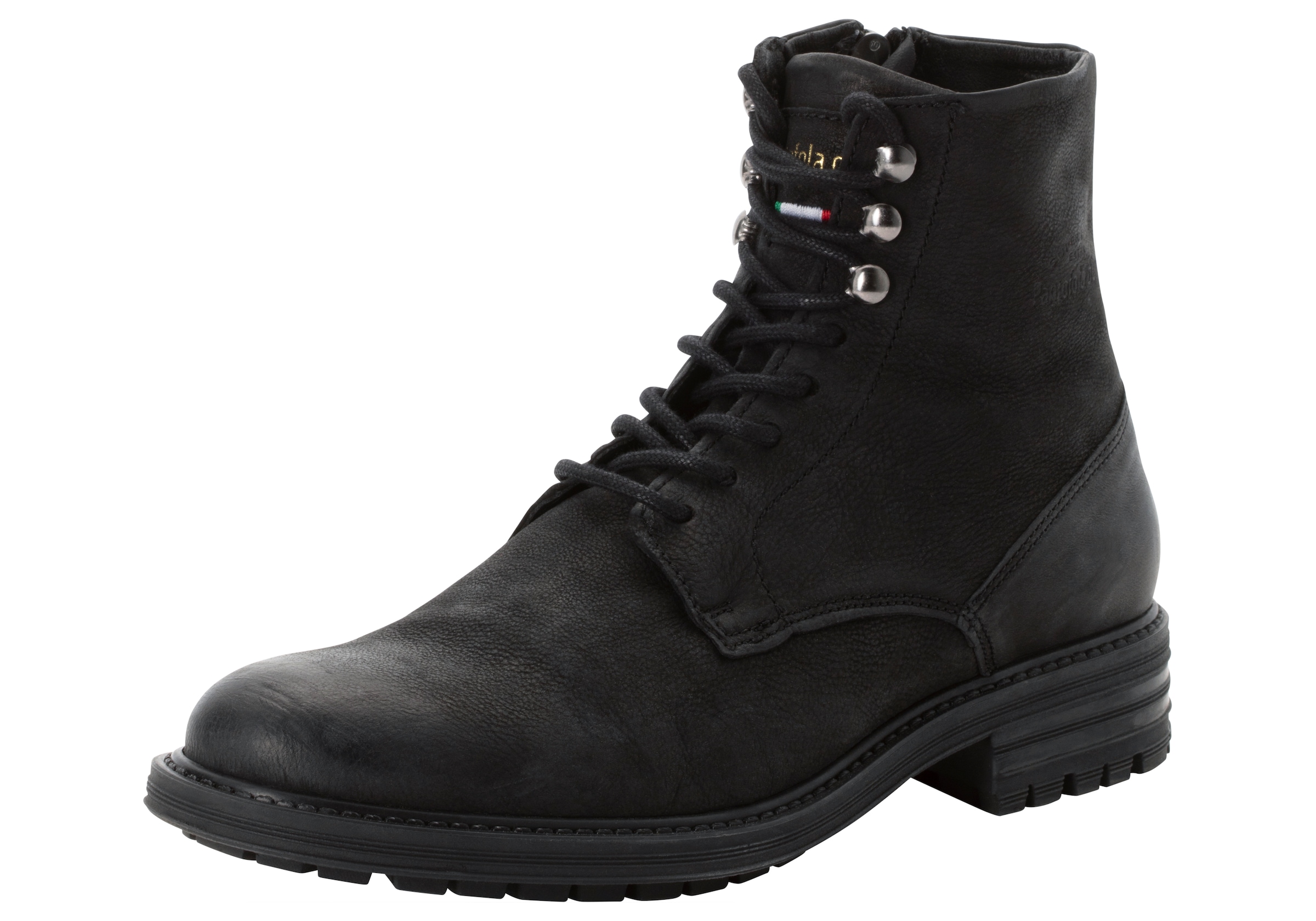 Pantofola d´Oro Winterboots »CAMPIGLIO HIGH«  rutschfeste Gummilaufsohle, Schaftform hoch, Schnürung, aus Leder