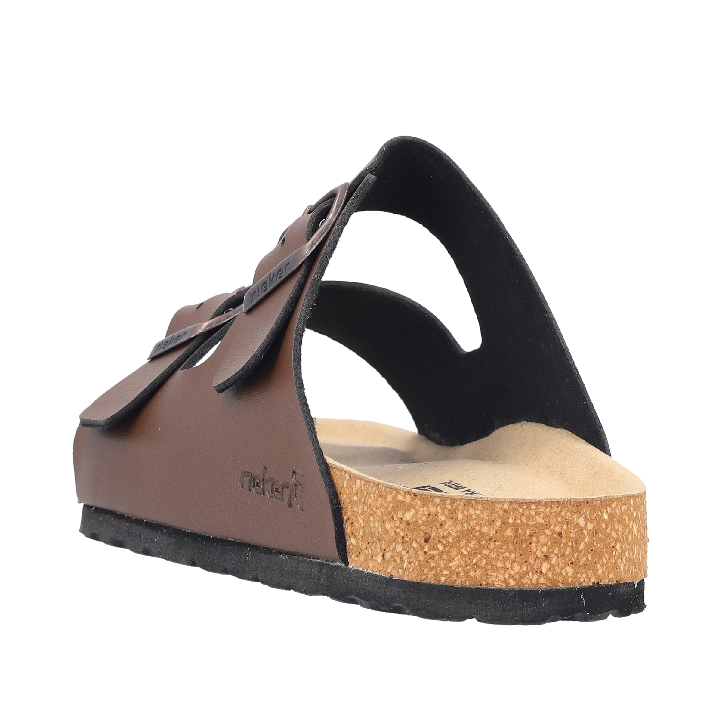 Rieker Pantolette  Sommerschuh, Schlappen, Hausschuh, mit zwei Schnallenverschlüsse