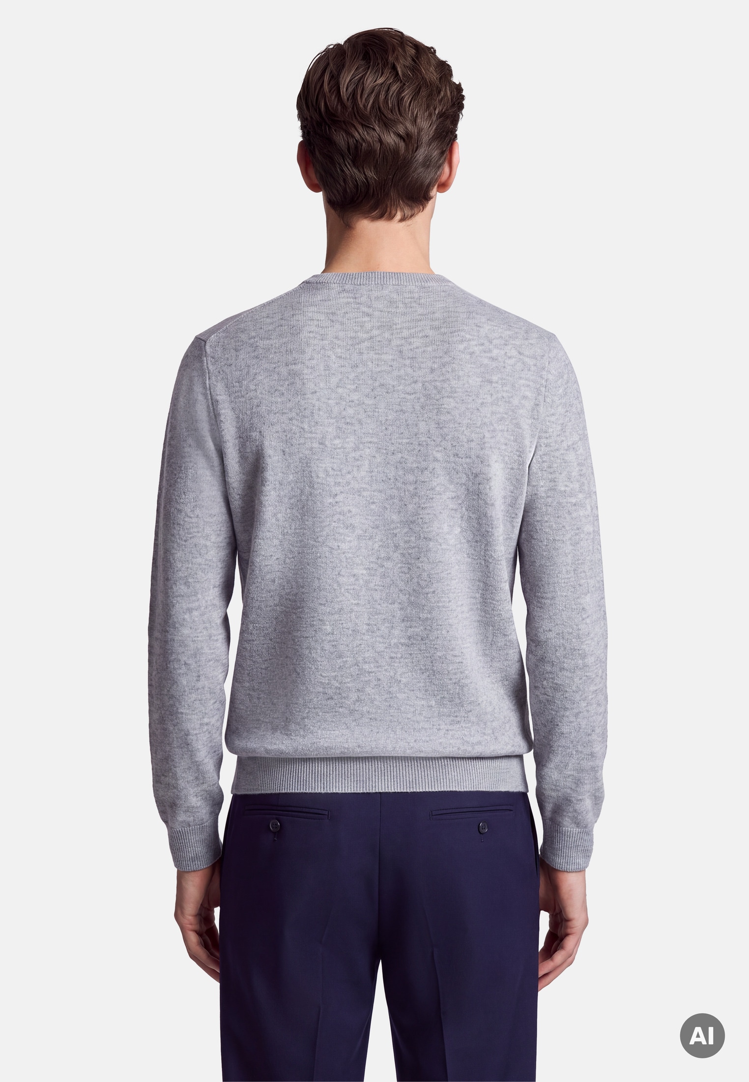 seidensticker Strickpullover »Schwarze Rose« 1/1 Rundhals Uni