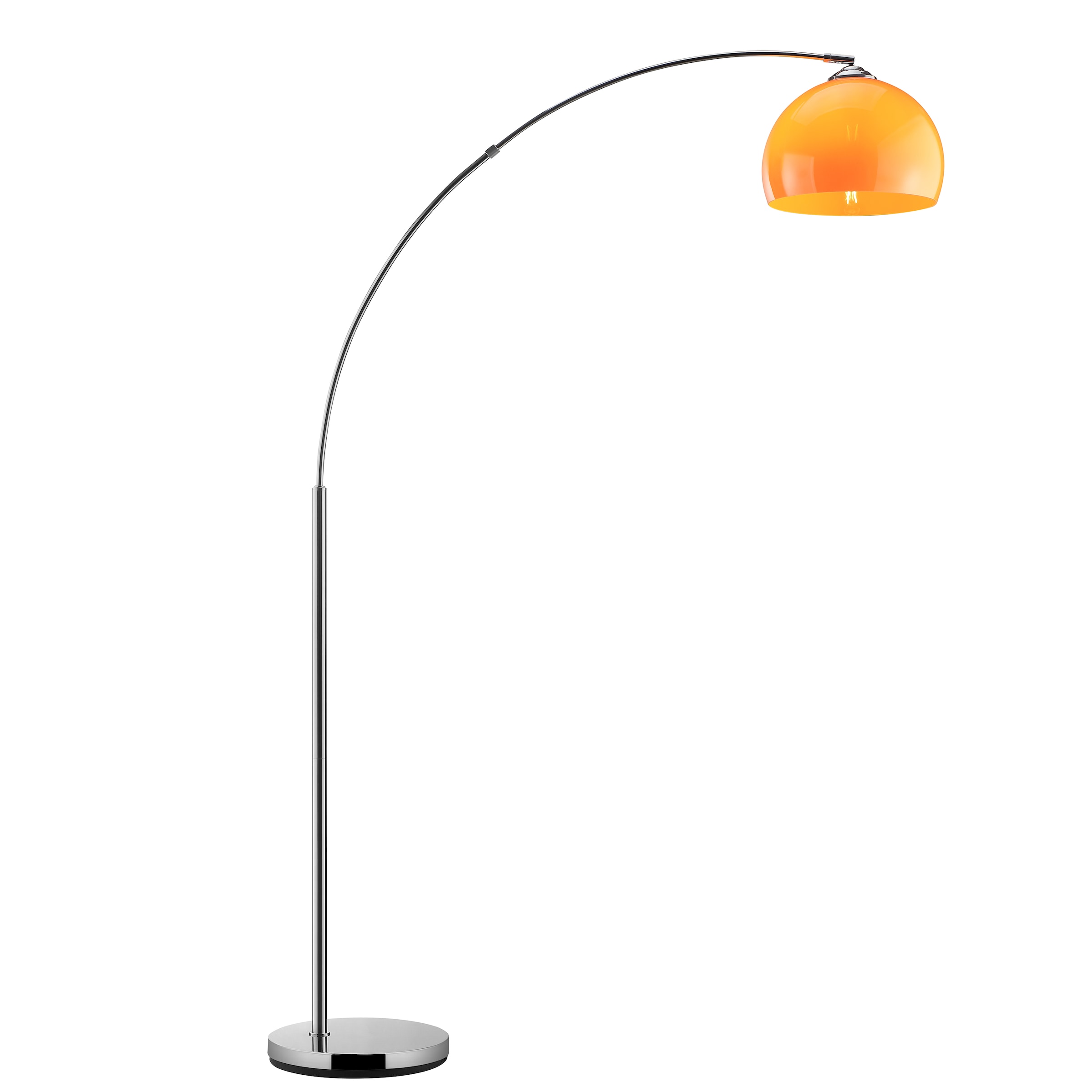 Brilliant Bogenlampe »Vessa - Bogenstehleuchte« E27 1 Stk. Stehlampe Wohnzimmer, H 166 cm, B 122 cm, E27-Fassung, Bogenleuchte