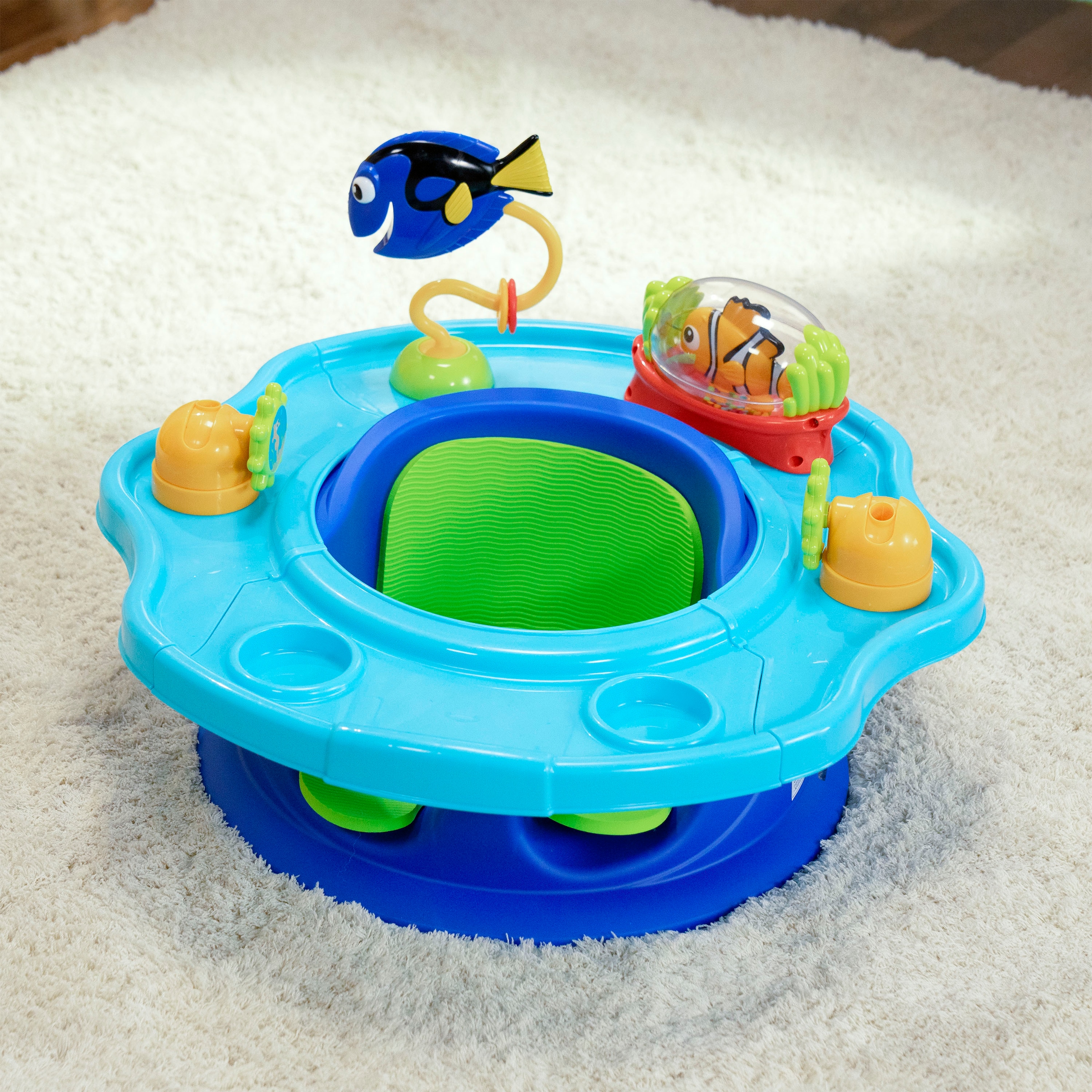 Bright Starts Tischsitz »Finding Nemo SuperSeat 3-in-1 Seat« Aktivitätssitz Verwendbar als Bodensitz mit Tablett oder Sitzerhöhung