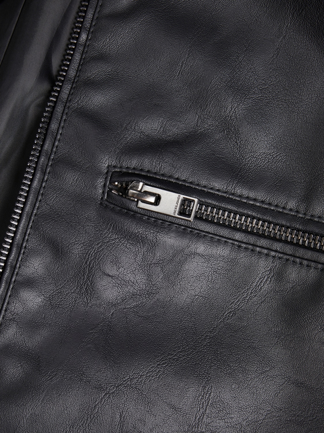 Jack & Jones Lederimitatjacke »JJEDYLAN PU BIKER JACKET NOOS«