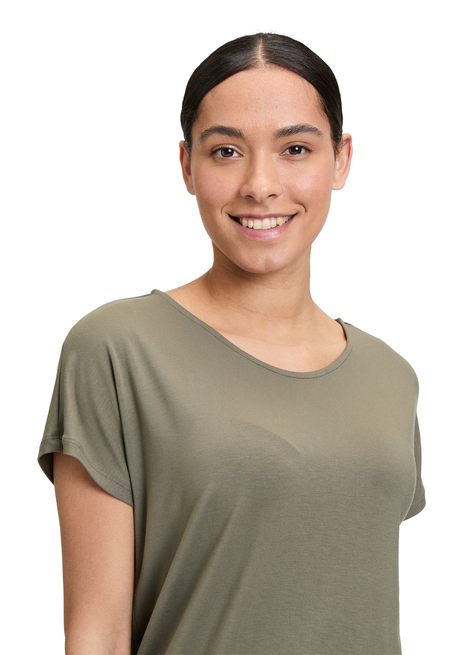 Betty Barclay Kurzarmshirt »Casual-Shirt mit V-Ausschnitt«