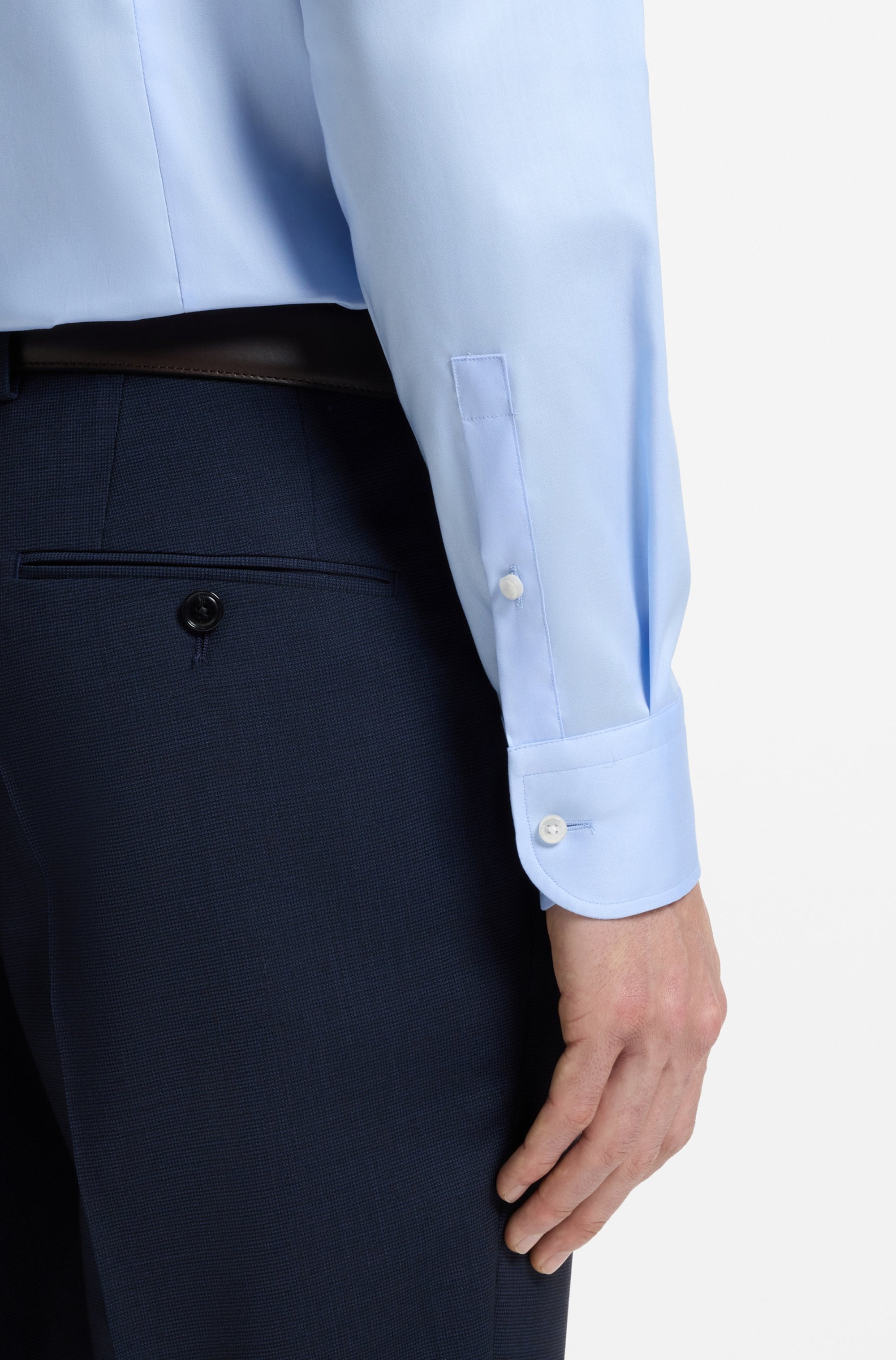 BOSS Businesshemd Kentkragen, Slim Fit, bügelleicht