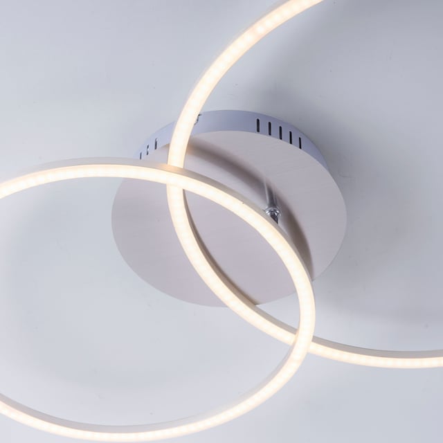 Leuchten Direkt LED Deckenleuchte »IVANKA«, 2 flammig-flammig, stufenlos  dimmbar über den Wandschalter, ein Ring ist schwenkbar online kaufen | mit  3 Jahren XXL Garantie