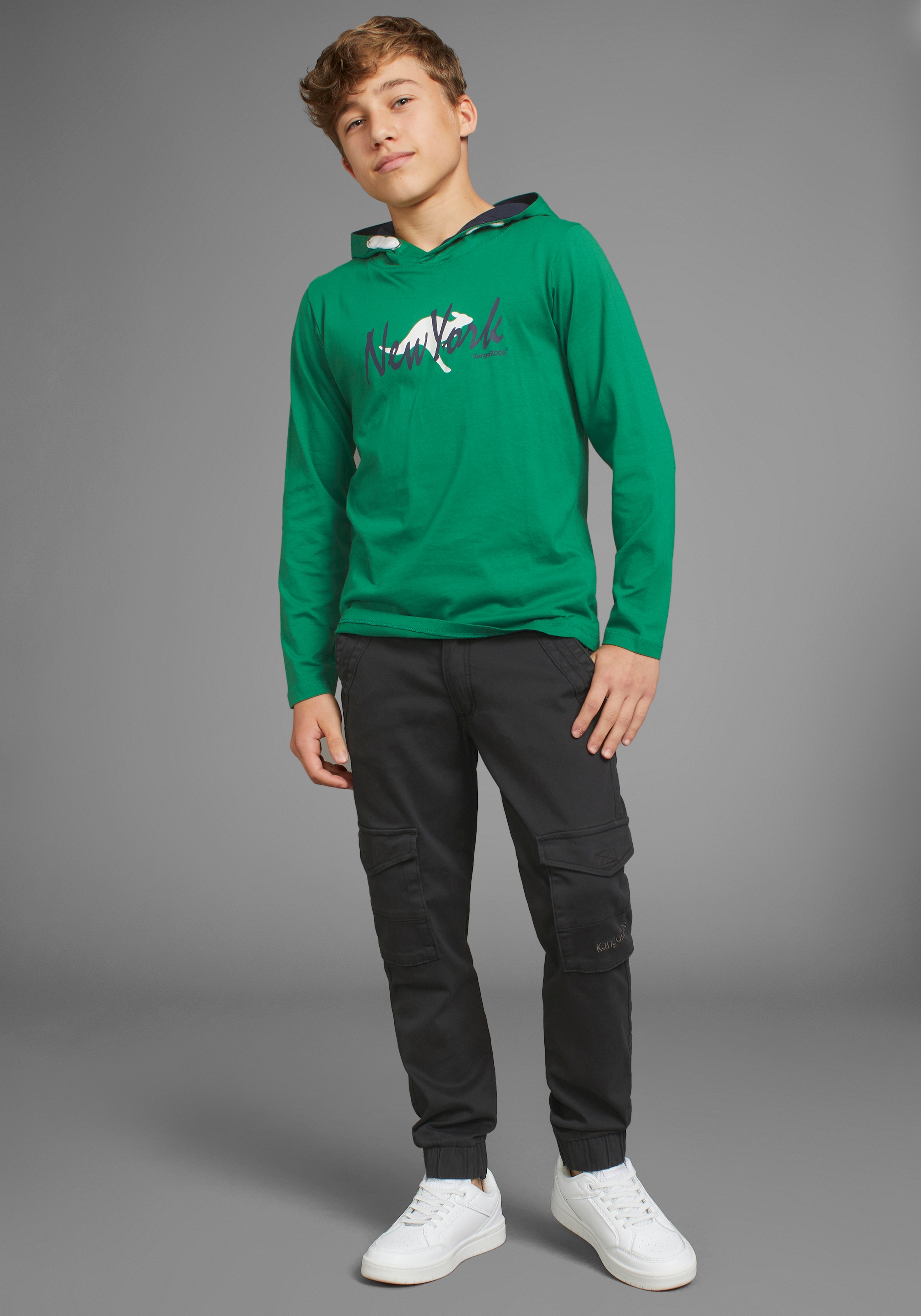 KangaROOS Kapuzenshirt »Logo-Print« , für den sportlichen Look