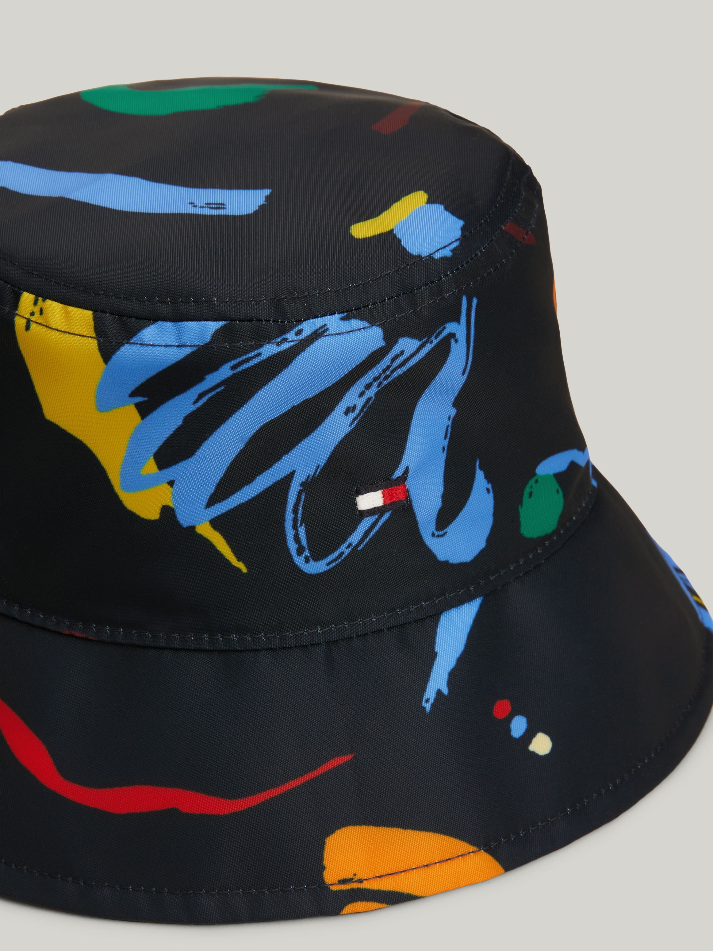 Tommy Hilfiger Sonnenhut »SMALL FLAG AOP BUCKET HAT«, für Kinder bis 16 Jahre