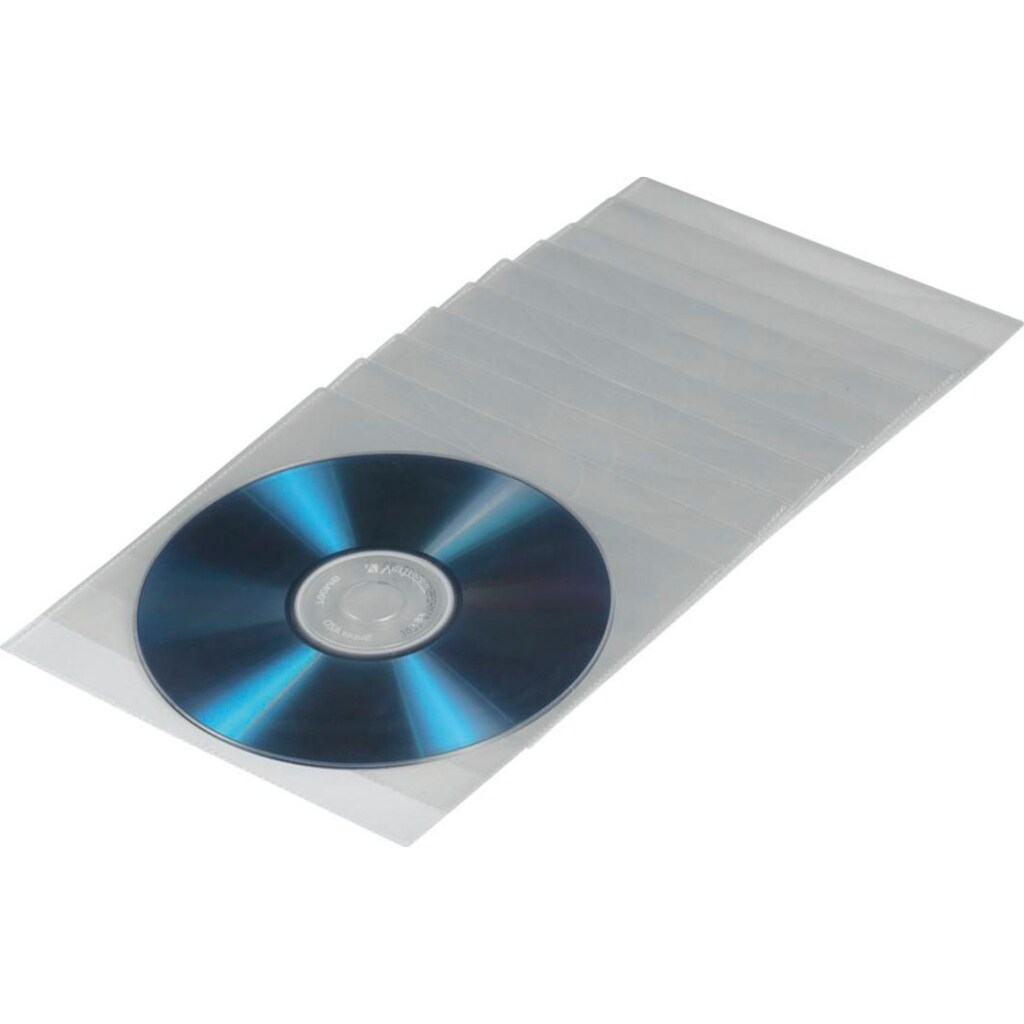Hama CD-Hülle »CD-/DVD-Schutzhüllen 100, Transparent, CD DVD Hülle«