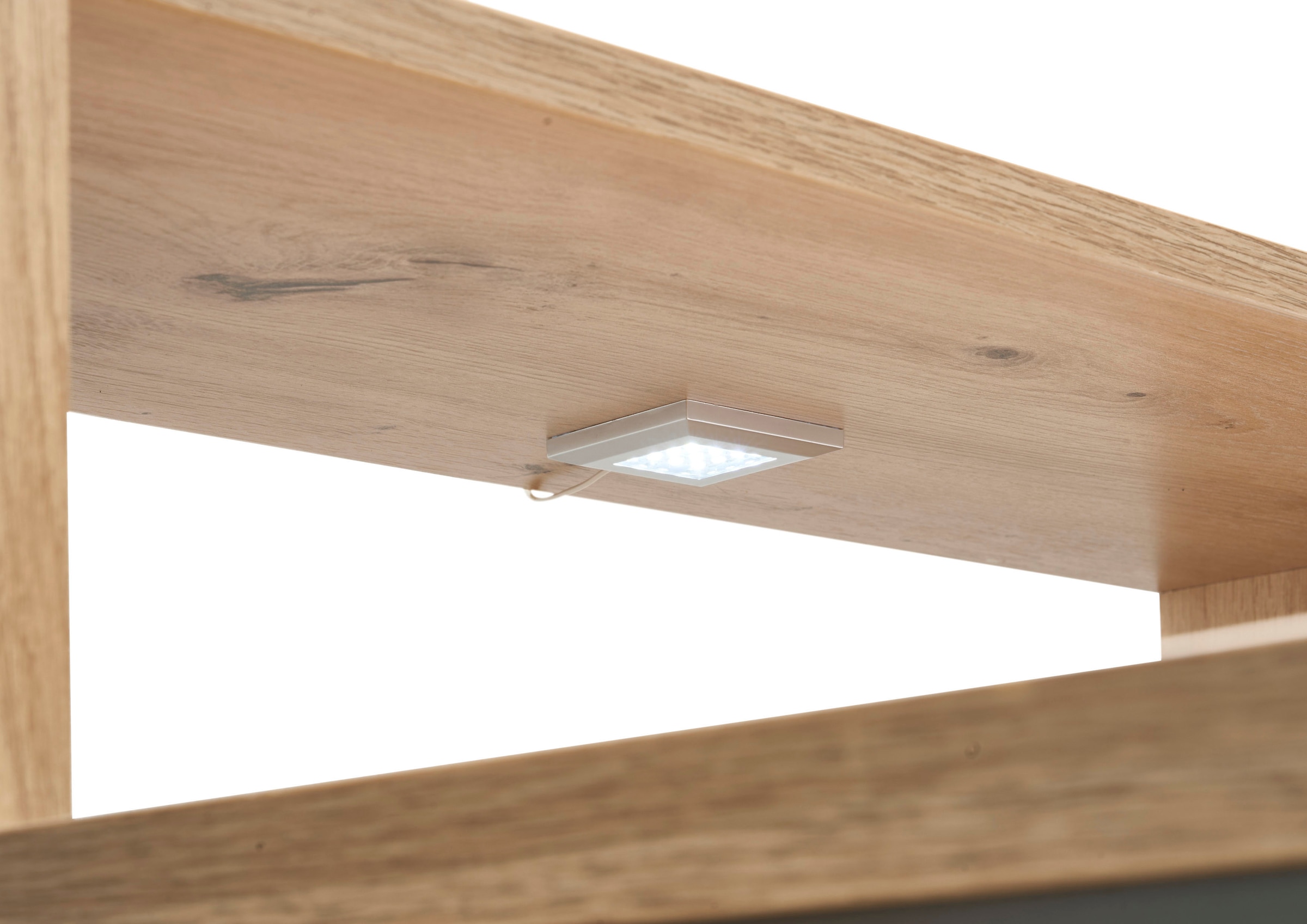 BEGA OFFICE Gamingtisch »Highscore 4«, Grau inkl. LED Beleuchtung, Computertisch mit Desktopfach
