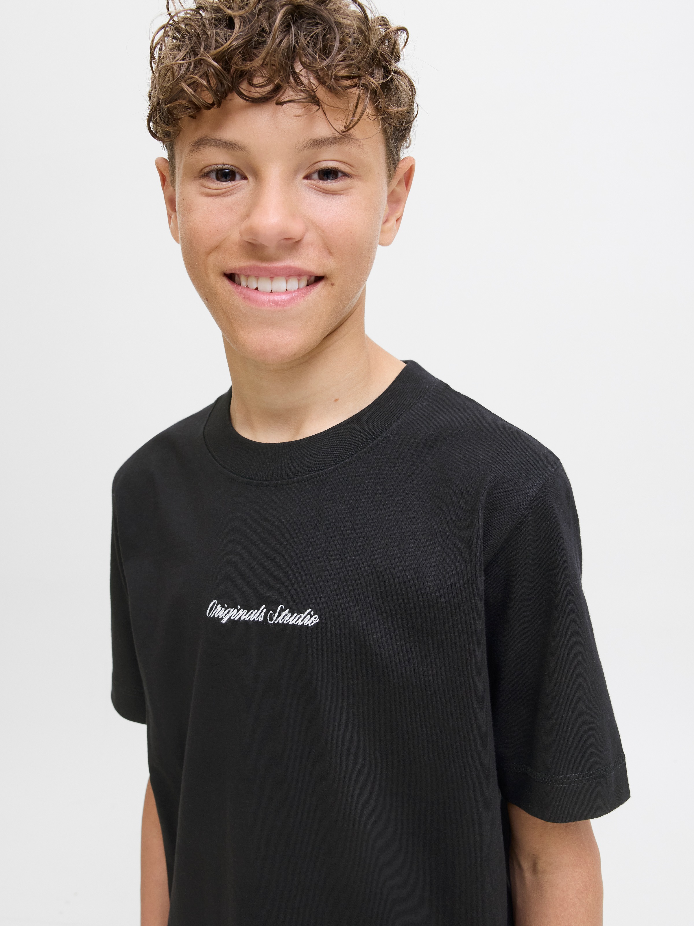 Jack & Jones Junior T-Shirt »JORNORREBRO EMB TEE SS CN NOOS JNR«