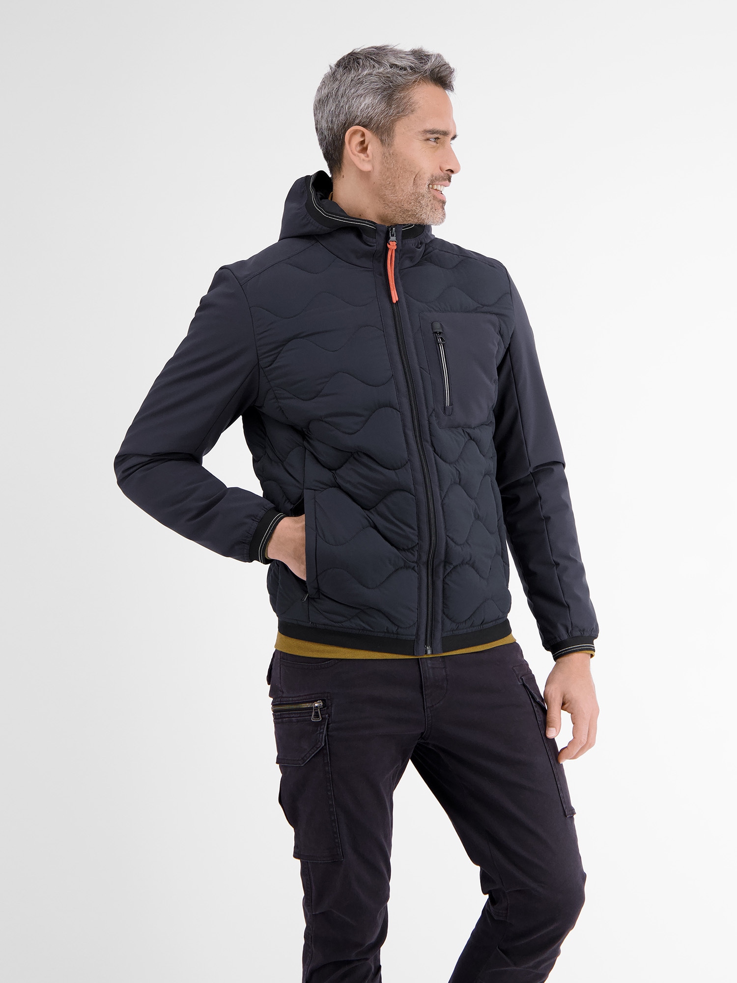 LERROS Outdoorjacke »Softshell-Hybrid Blouson« mit Kapuze