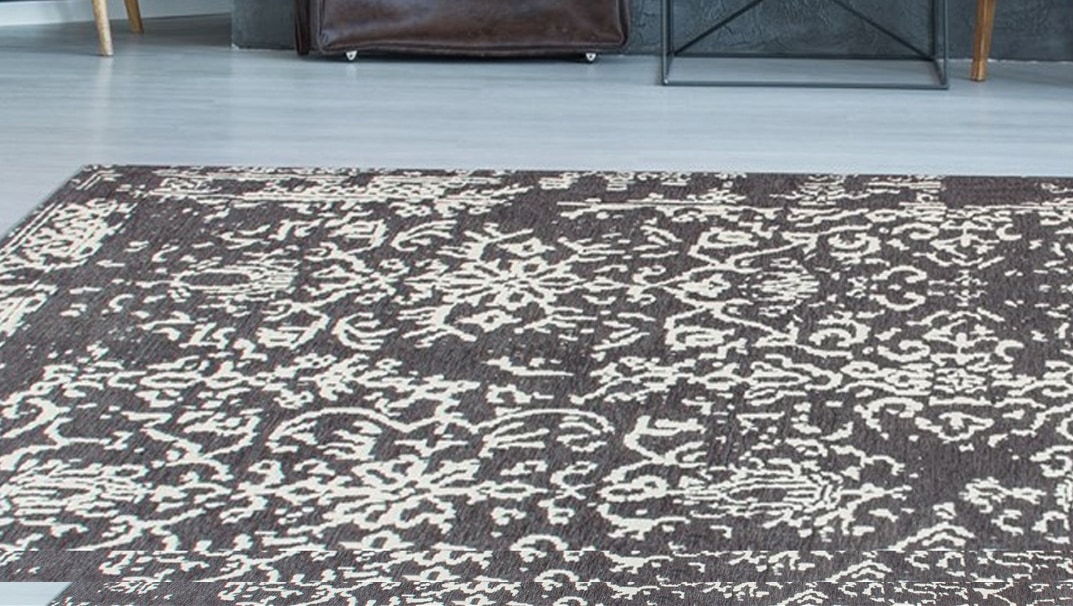 Kayoom Teppich "River 130" rechteckig 10 mm Höhe Jacquard, Retro- und Vintage-Design, Baumwollrücken