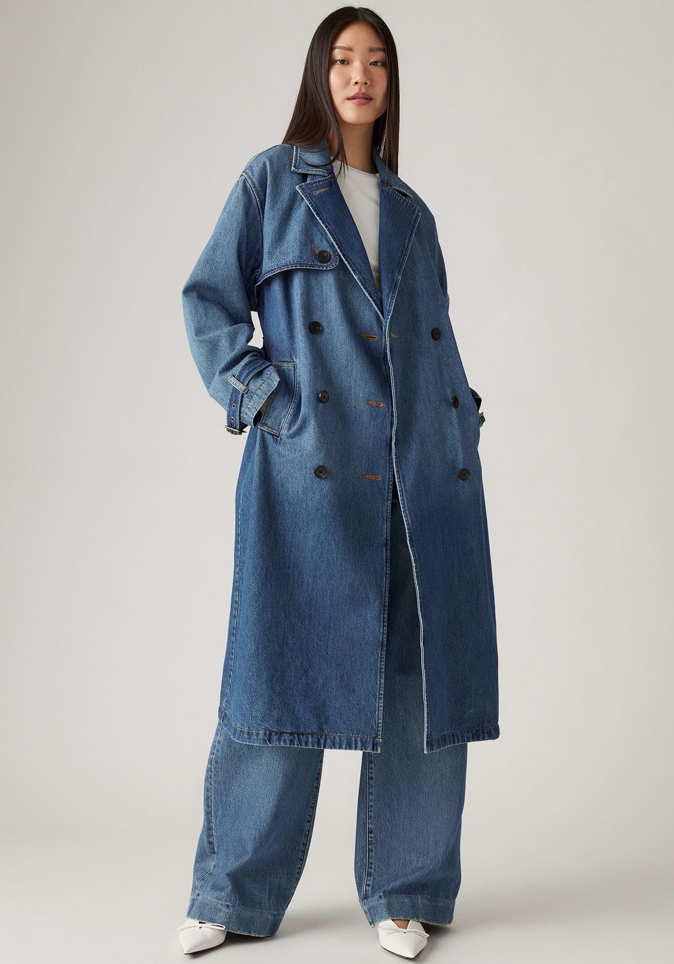 Levi's® Trenchcoat »SPADE TRENCH«, mit Gürtelschlaufen