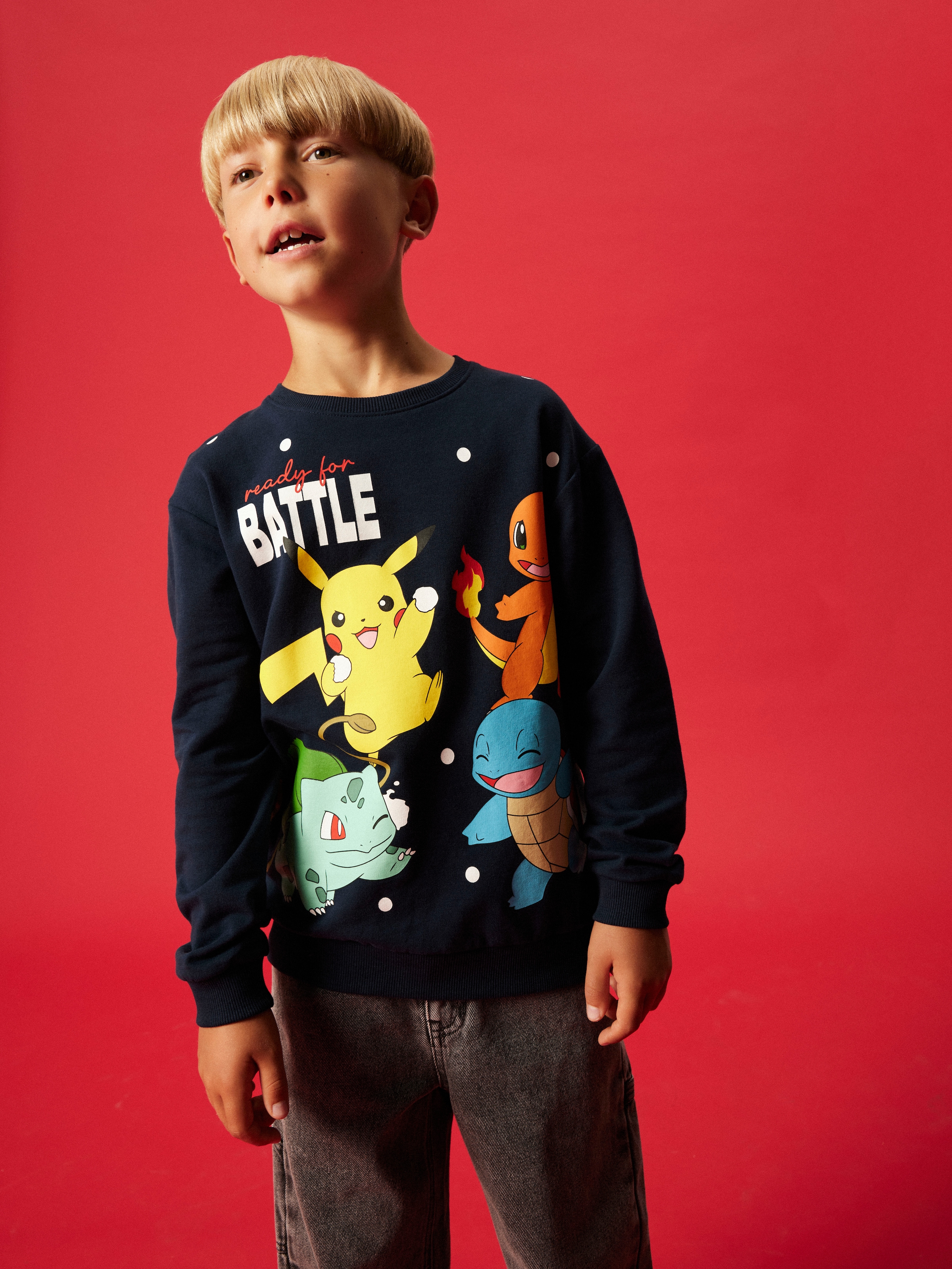 Name It Sweatshirt »NKMSTAM POKEMON SWEAT BRU SKY«