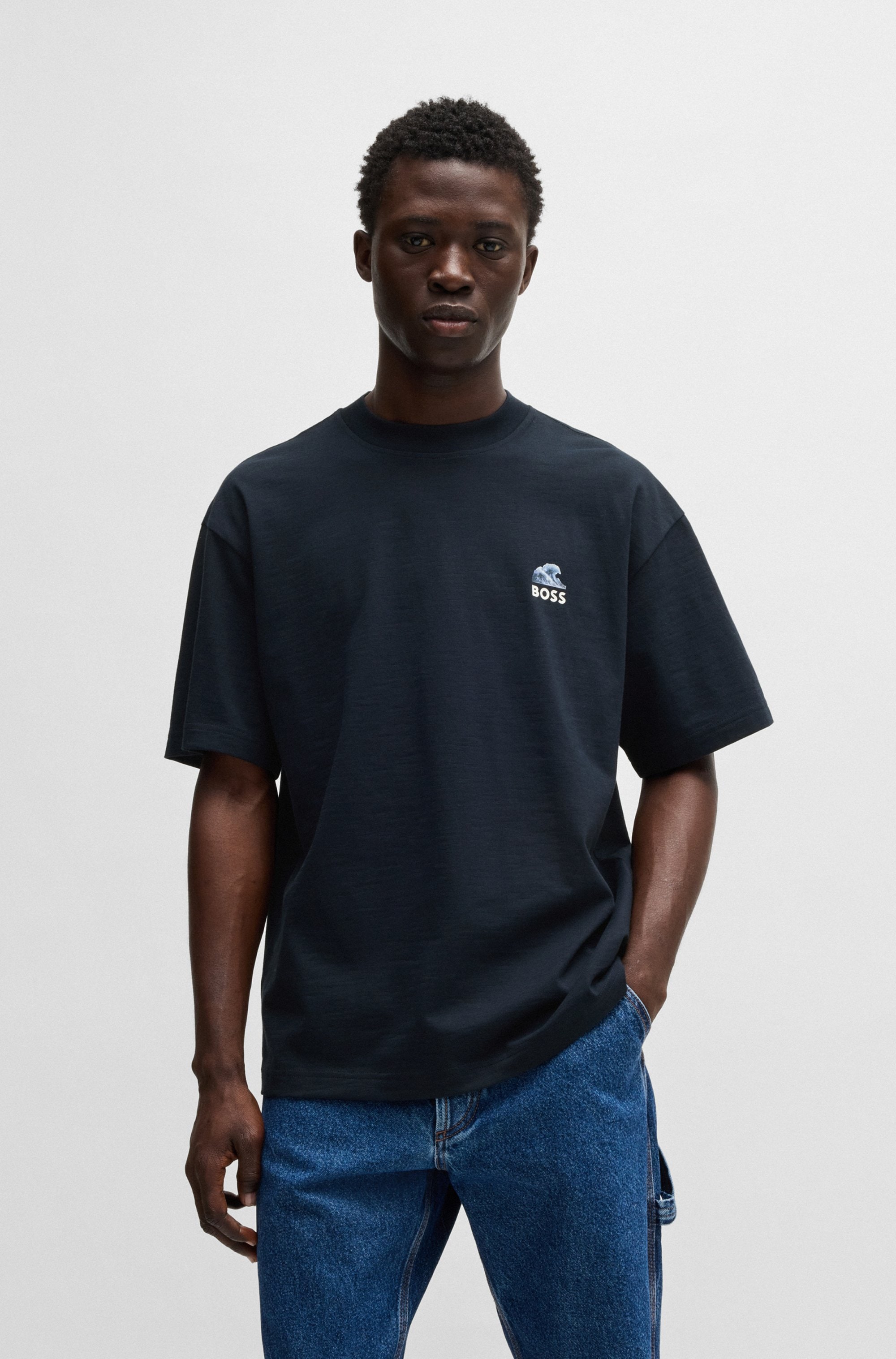 BOSS ORANGE T-Shirt »Te_numbers«, mit großem Aufdruck hinten