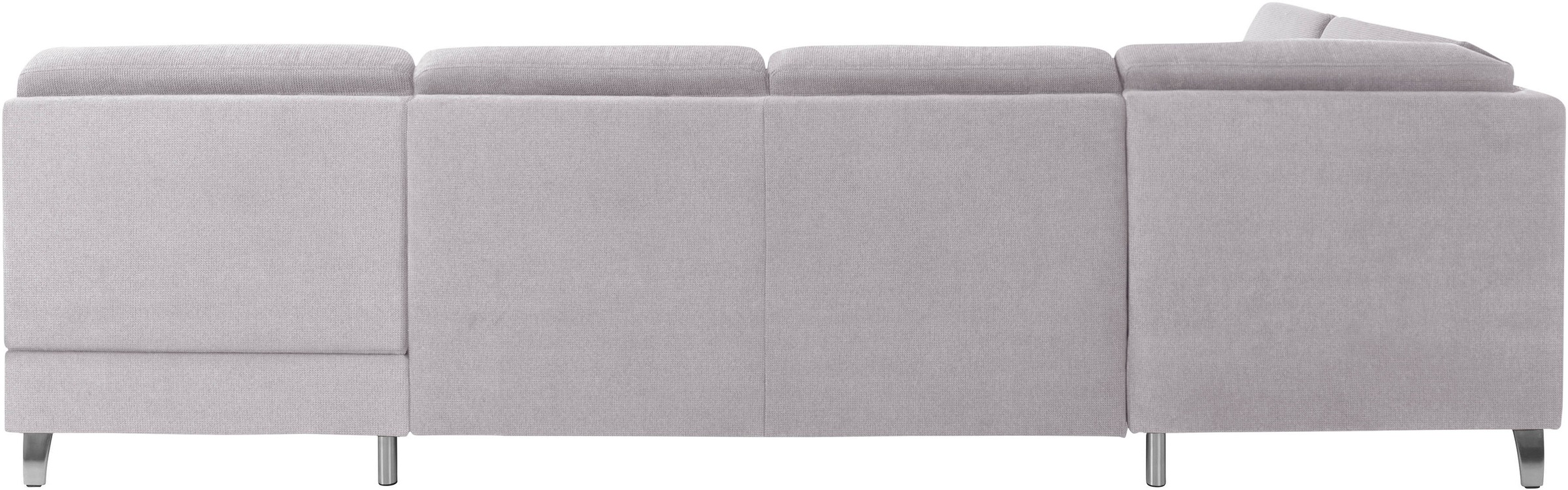 sit&more Wohnlandschaft »Clio U-Form«, wahlweise mit Bettfunktion und Bettkasten, inklusive Federkern