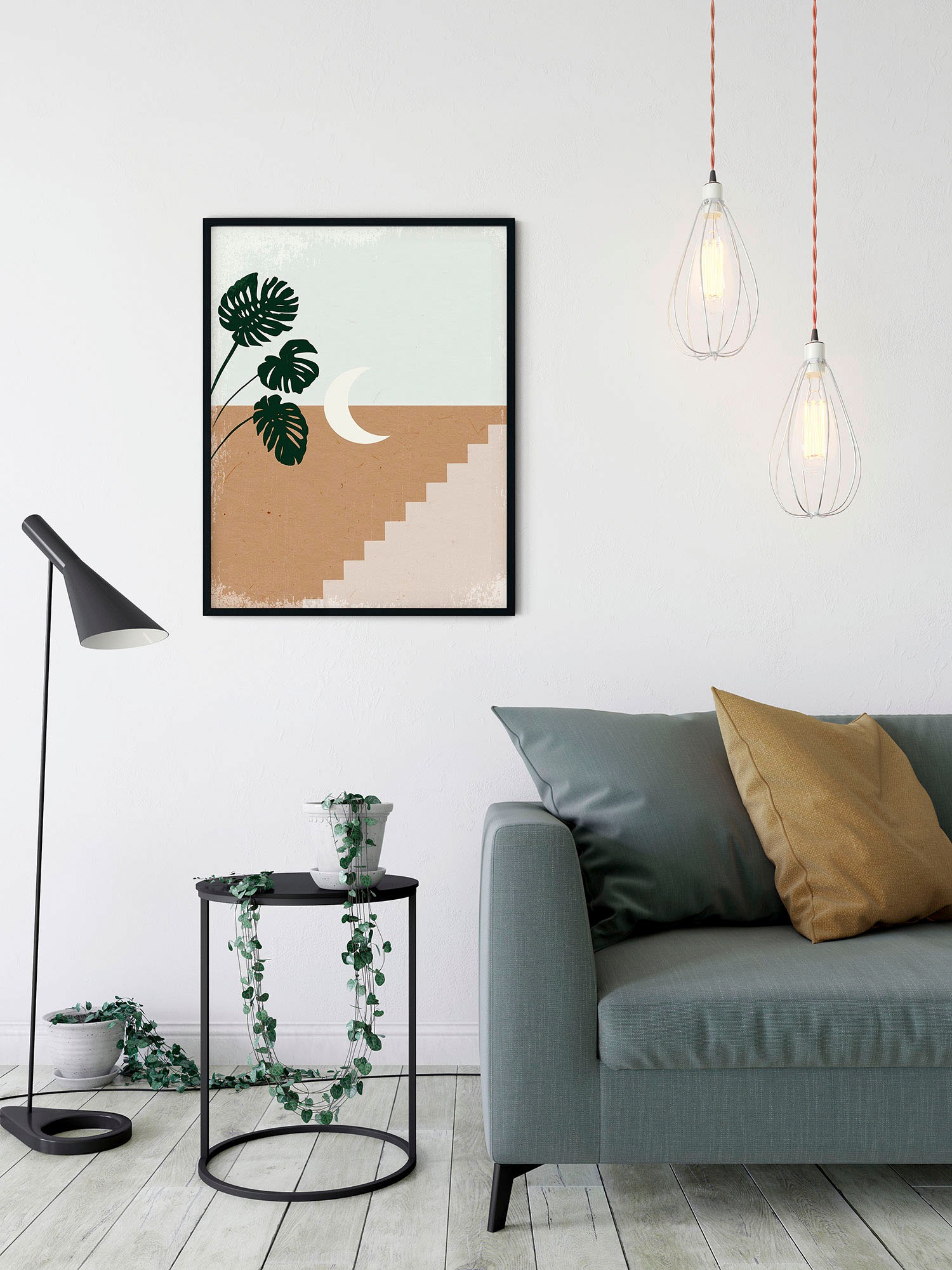 Komar Wandbild »Silence Crescent Moon«, (1 St.), Deutsches Premium-Poster Fotopapier mit seidenmatter Oberfläche und hoher Lichtbeständigkeit. Für fotorealistische Drucke mit gestochen scharfen Details und hervorragender Farbbrillanz.