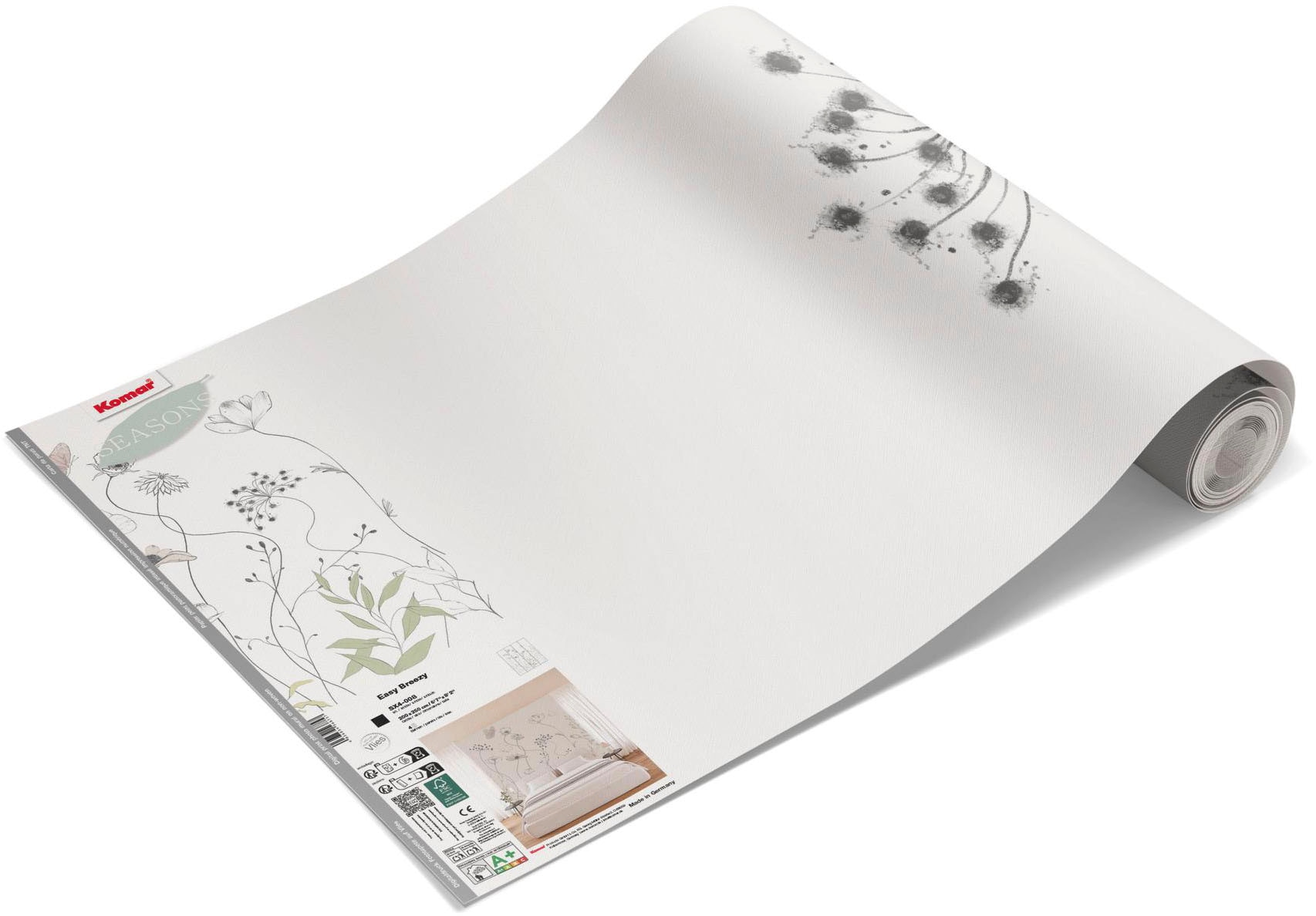 Komar Fototapete »Vlies Fototapete - Easy Breezy - Größe 200 x 250 cm« Motiv | bedruckt glatt