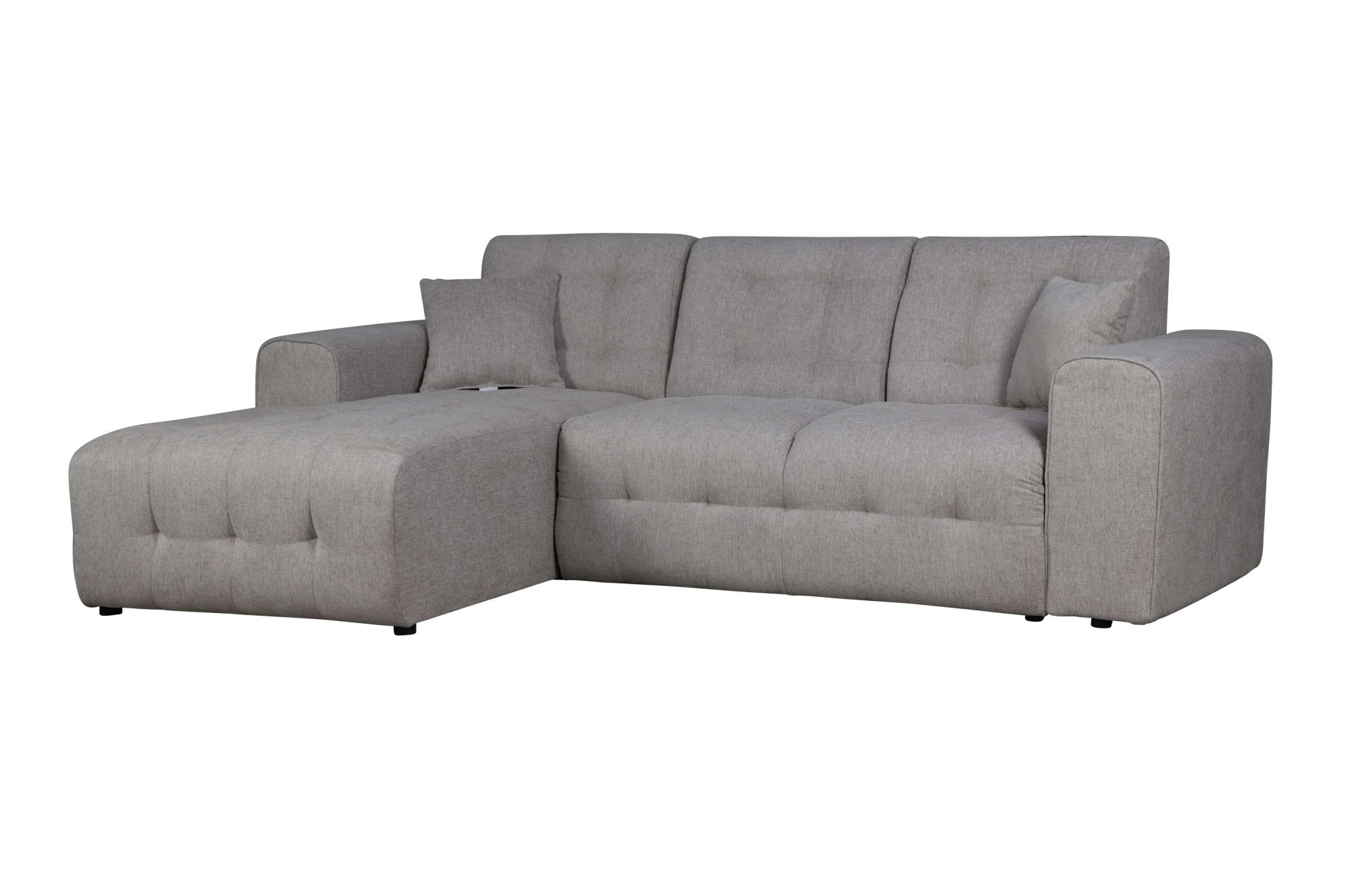 Home affaire Ecksofa »Nosia L-Form«, incl. 2 Zierkissen, mit feiner Steppung
