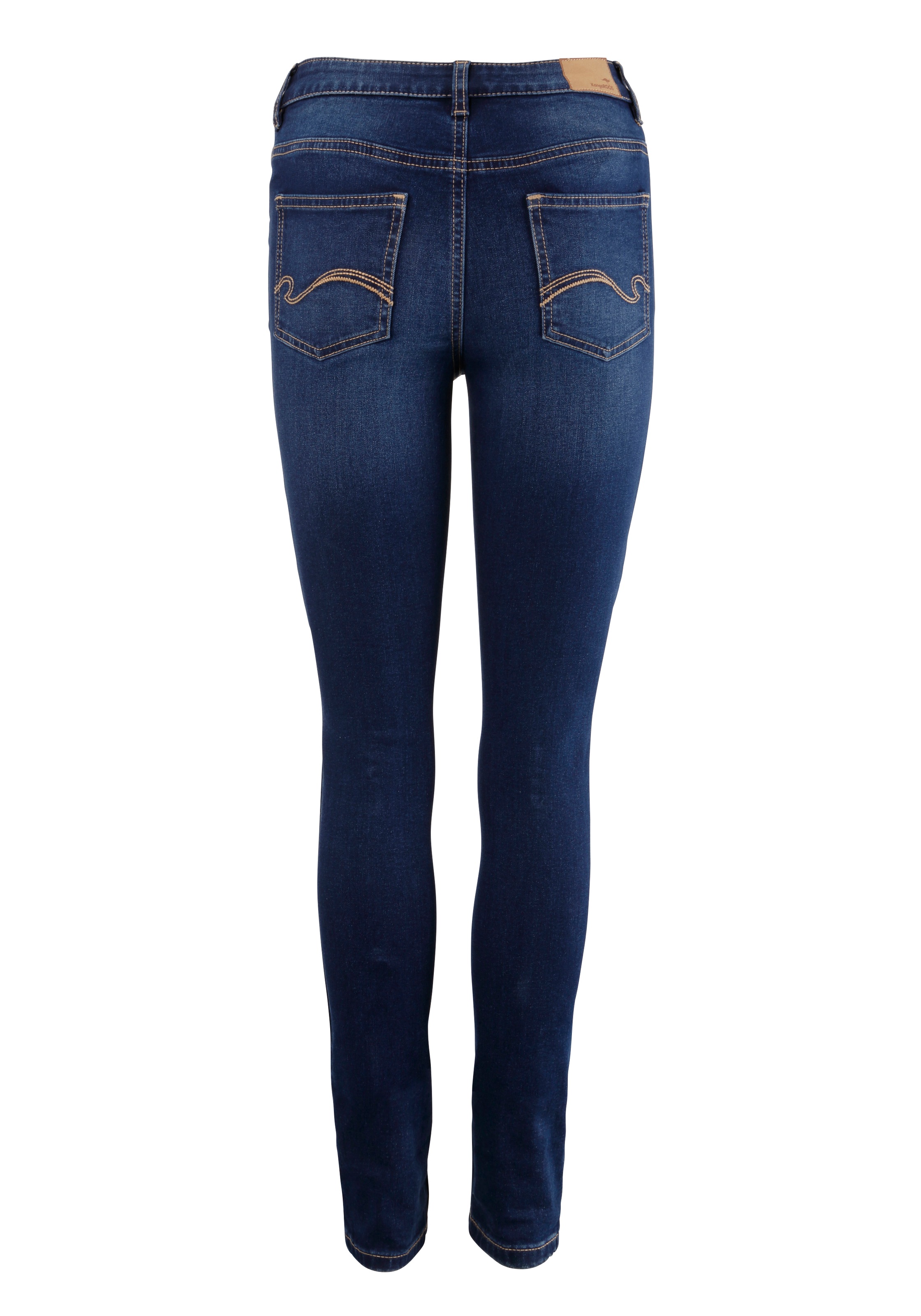 KangaROOS 5-Pocket-Jeans »SUPER SKINNY HIGH RISE«, knöchellang, mit Used-Optik, hohe Leibhöhe