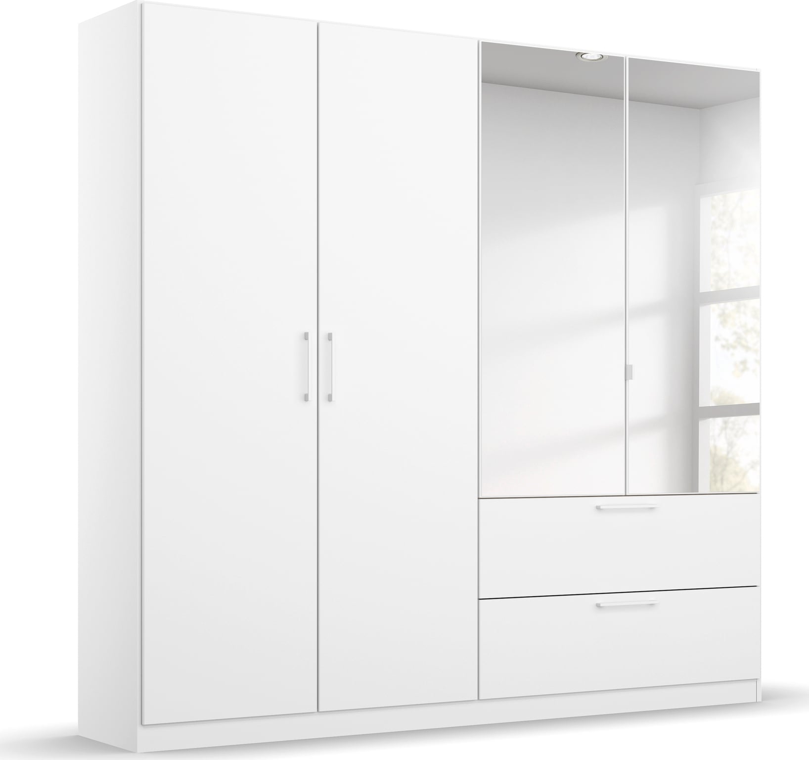 INOSIGN BY RAUCH Schlafzimmer-Set »Komplettschlafzimmer Schlafzimmer Challenger (Set 4-teilig)«, Schrank 2 Breiten, Bett 3 Breiten, 2 Nachttische MADE IN GERMANY