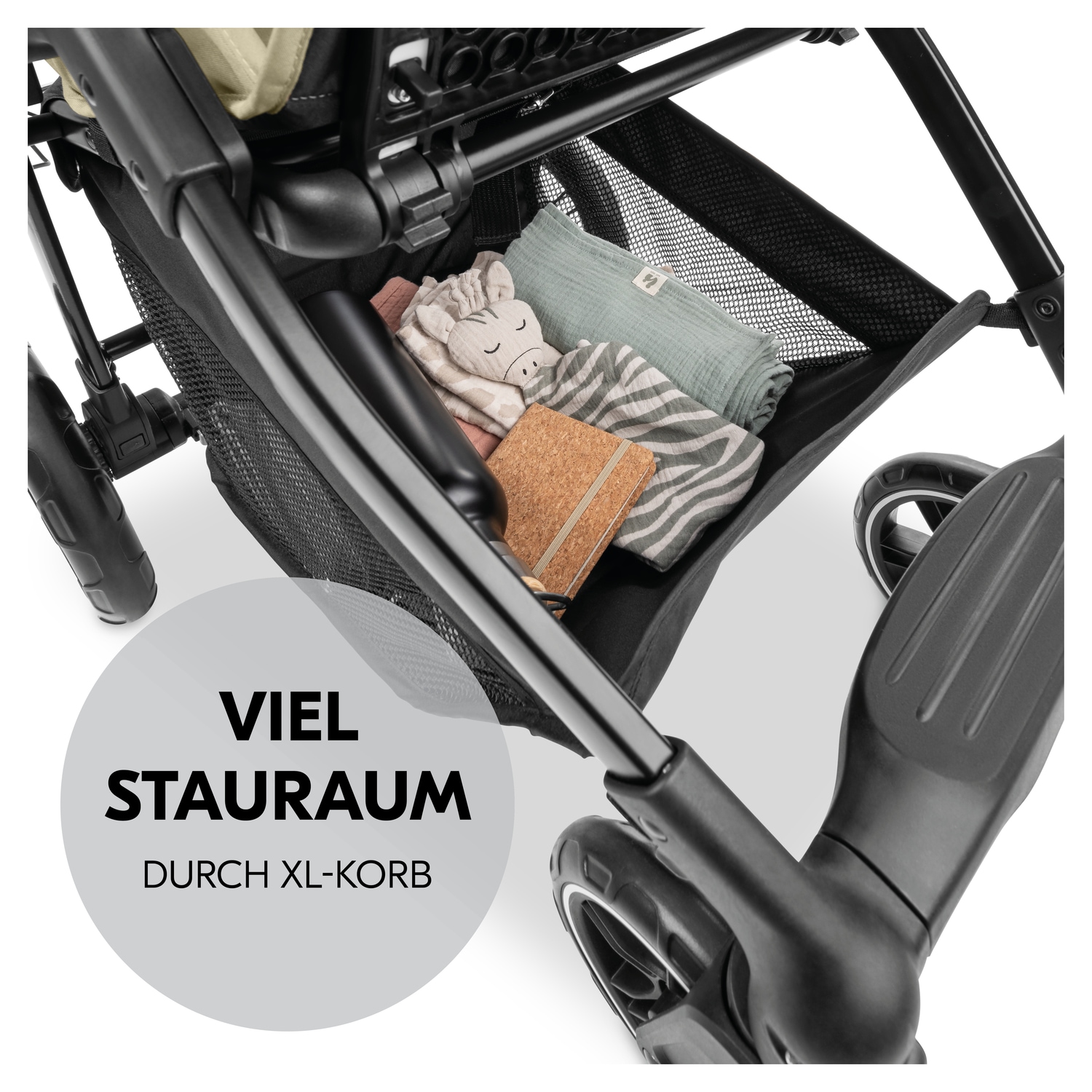 Hauck Kinder-Buggy »Shop N Care, Olive«, 22 kg, bis 22 kg belastbar; kompatibel mit Babyschale