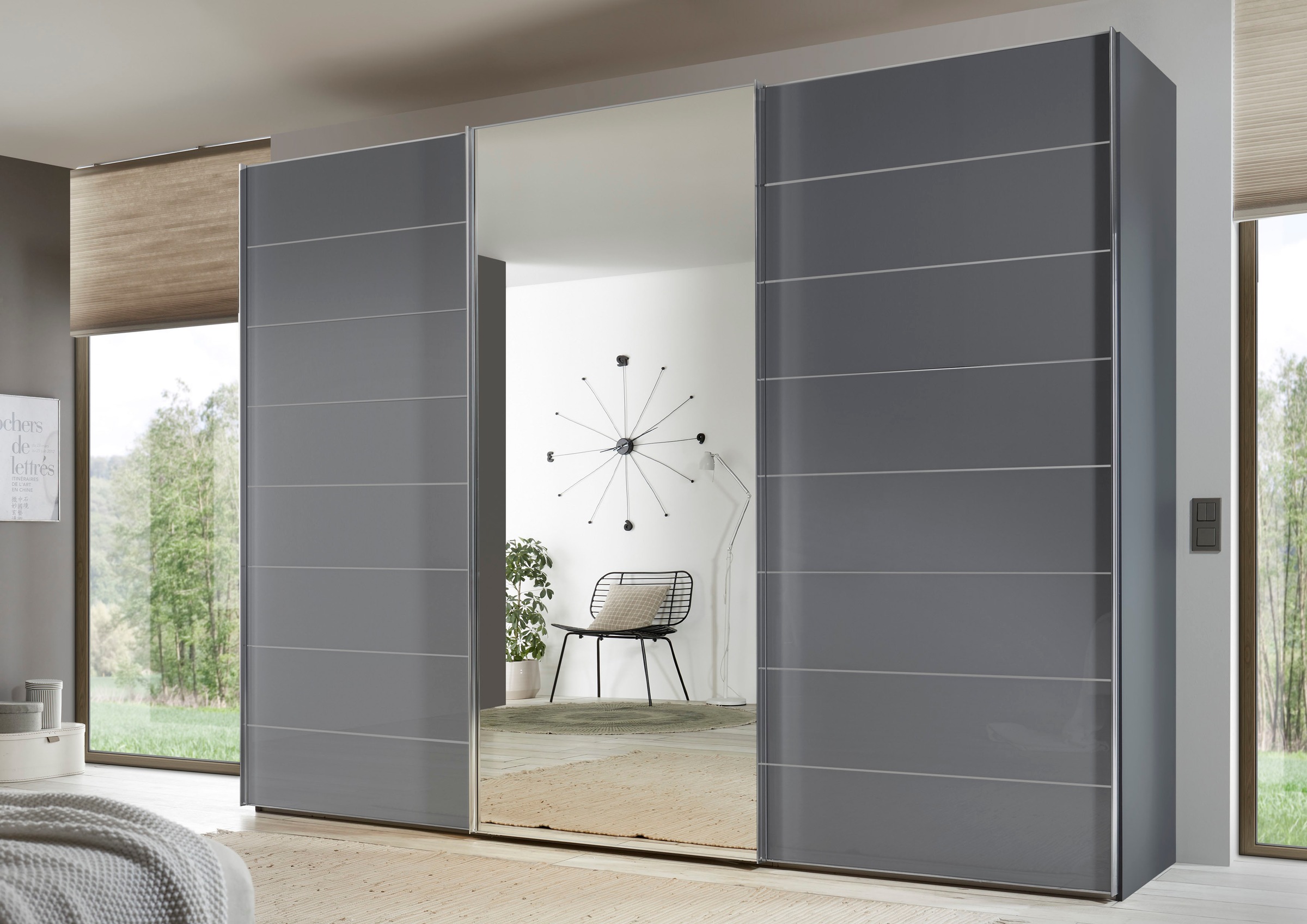 STAUD Schwebetürenschrank »Sonate Como mit Spiegel, in wertiger  Staud-Qualität, Made in Germany« in 4 verschiedenen Ausstattungsvarianten erhältlich,  viele Varianten