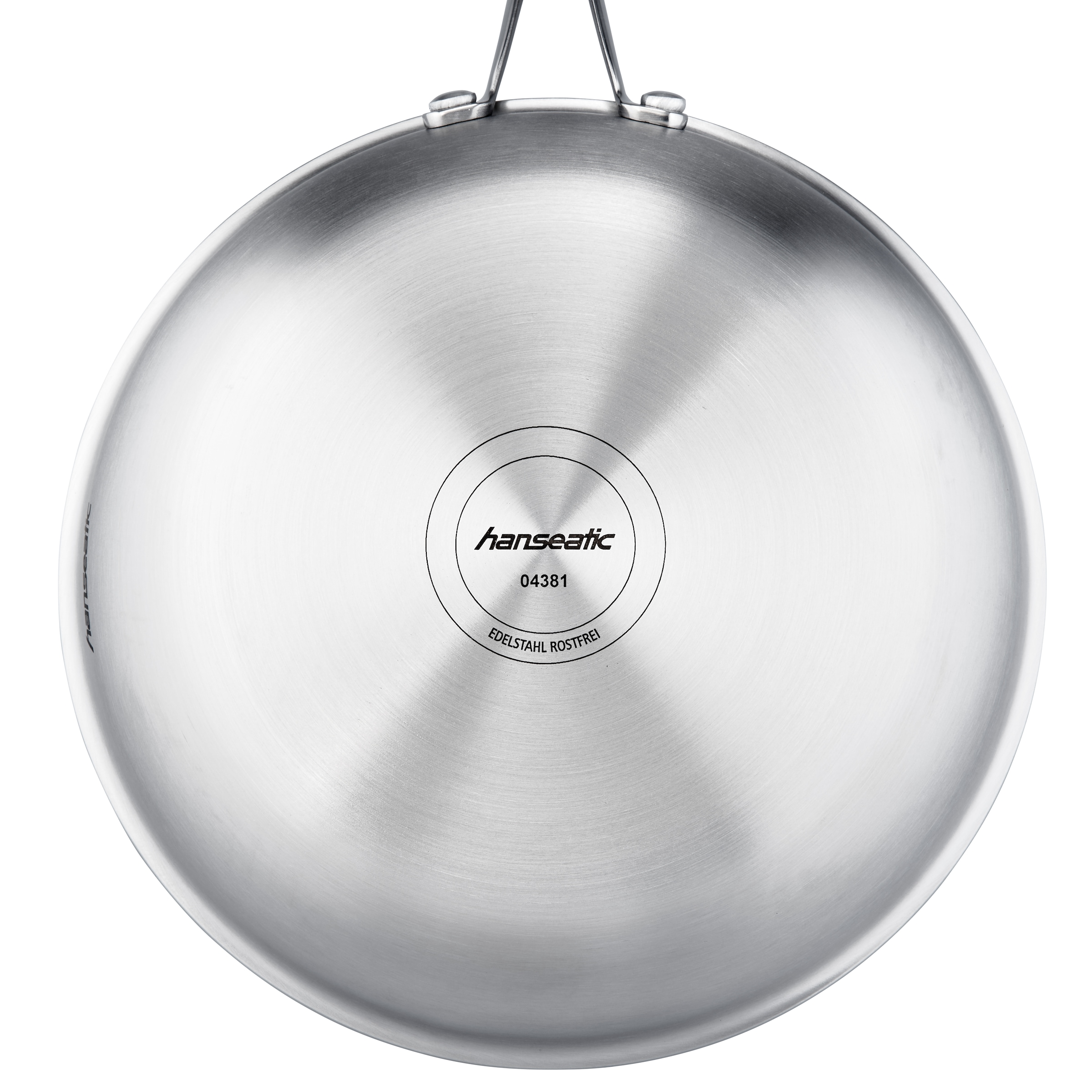 Hanseatic Wok »hanseatic« Edelstahl aus Dreischicht-Material mit Antihaft-Versiegelung, ø 28 cm, Induktion