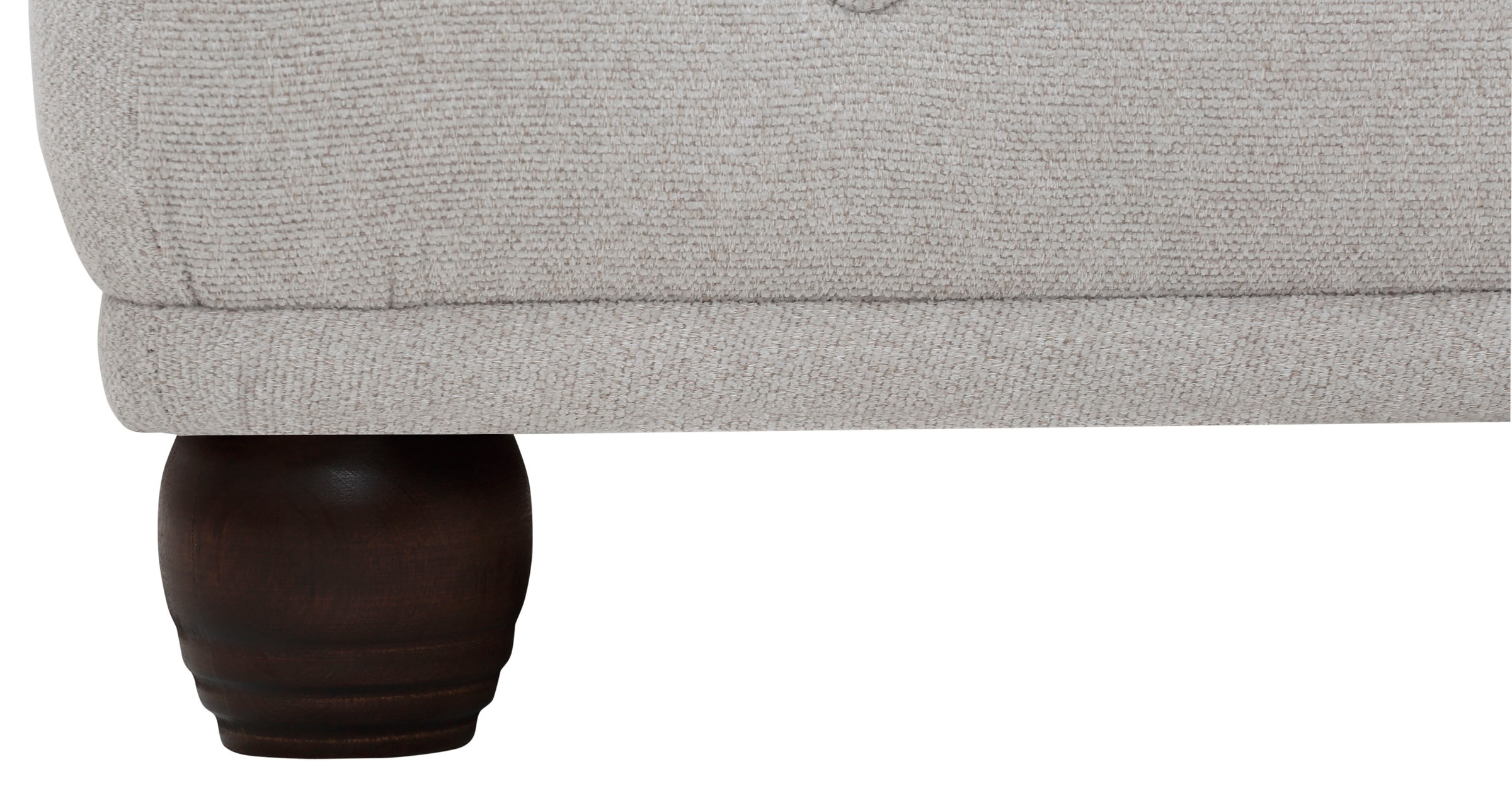 Home affaire Polsterhocker »New Castle«, passend zur "New Castle"-Serie, B/T/H: 75/70/45 cm
