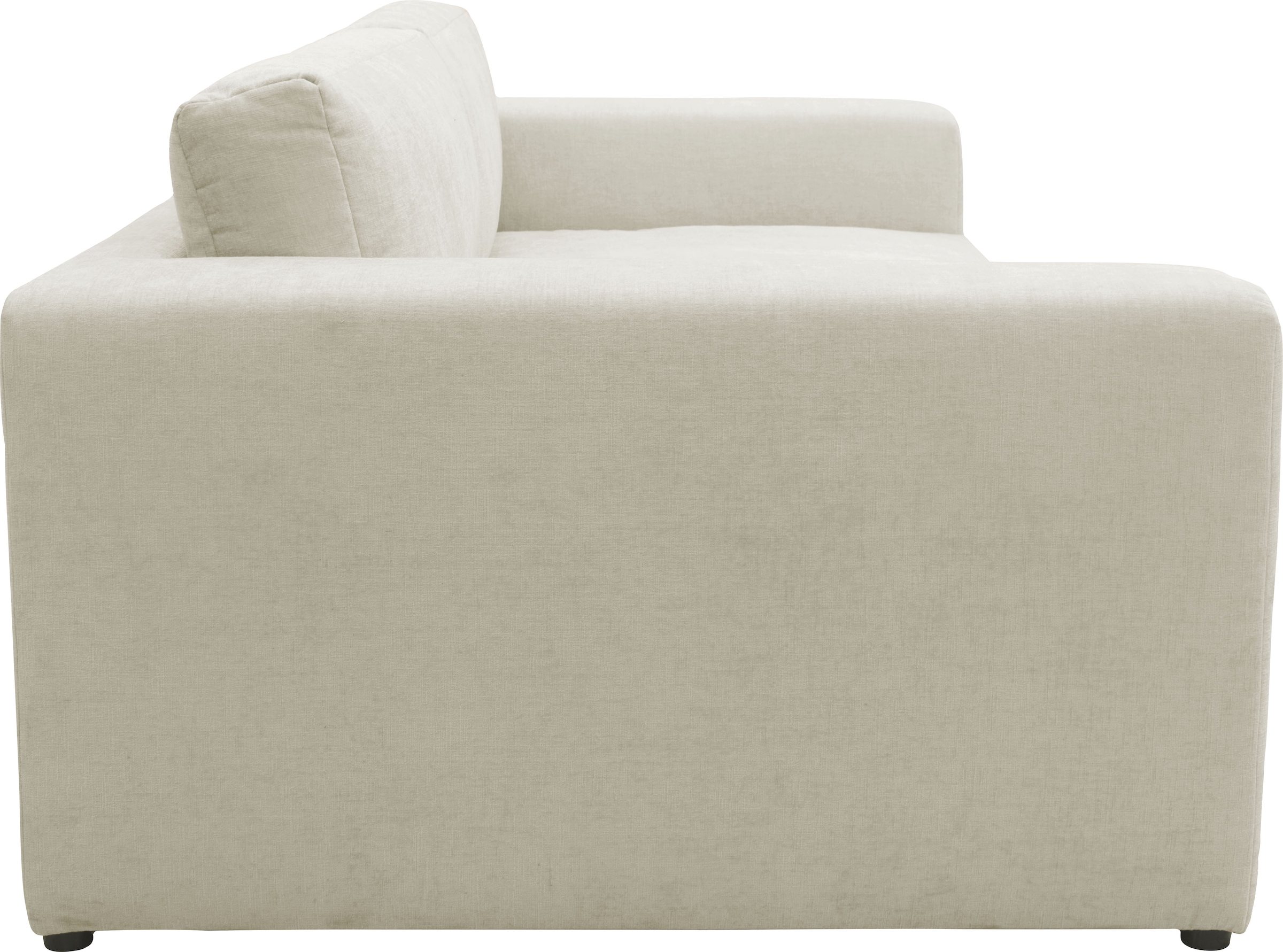 DOMO collection Big-Sofa »800025 Megasofa Breite 276cm, Taschenfederkern, fester Sitzkomfort«, pflegeleichter, edler Strukturstoff, Chenille-Optik aus 100% Polyester