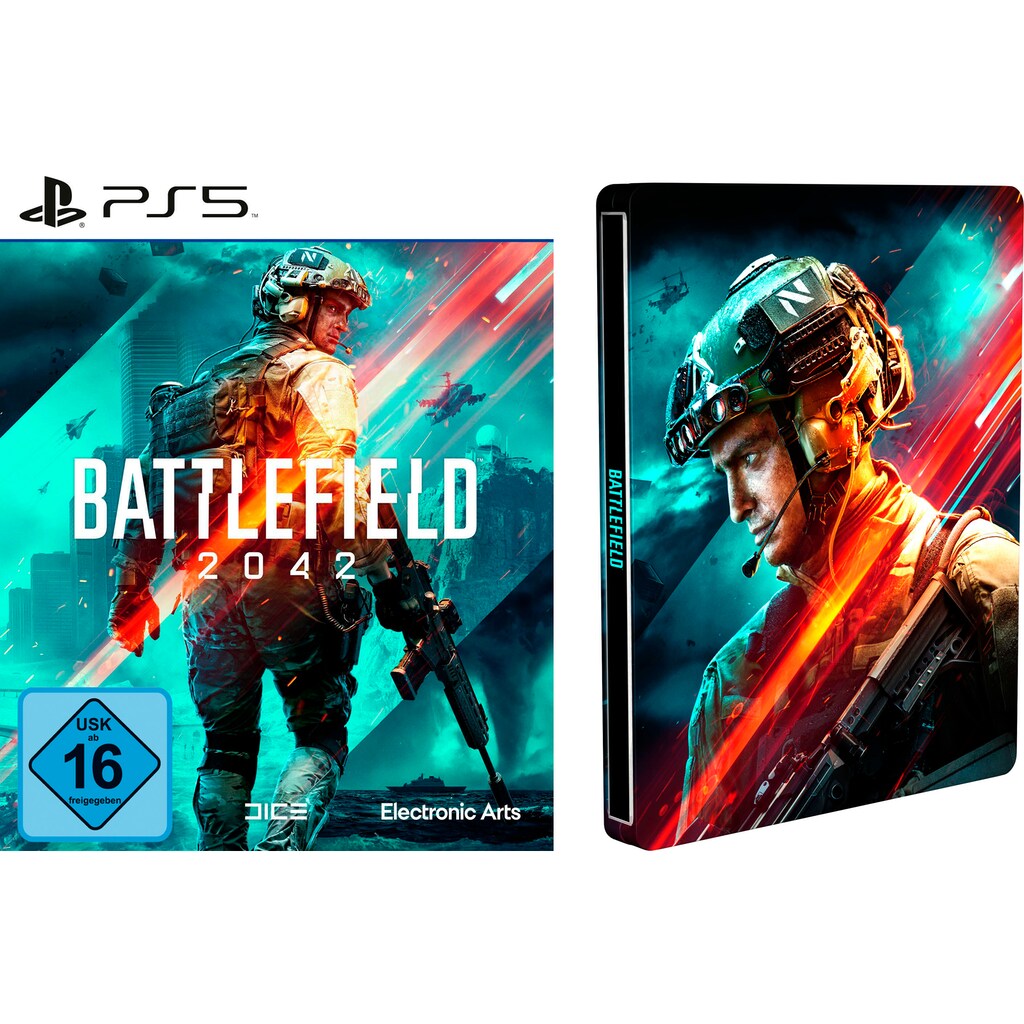 Electronic Arts Spielesoftware »Battlefield 2042 + Steelbook«, PlayStation 5