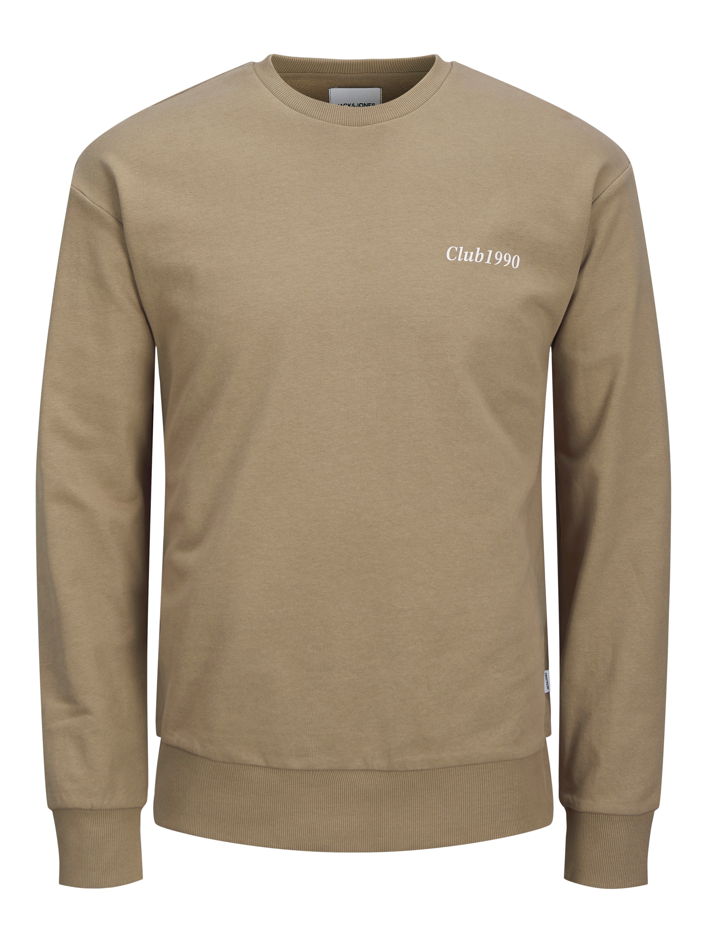 Jack & Jones Sweatshirt »JJEBRADLEY GRAPHIC SWEAT CREW NOOS«, mit Front und Back Print