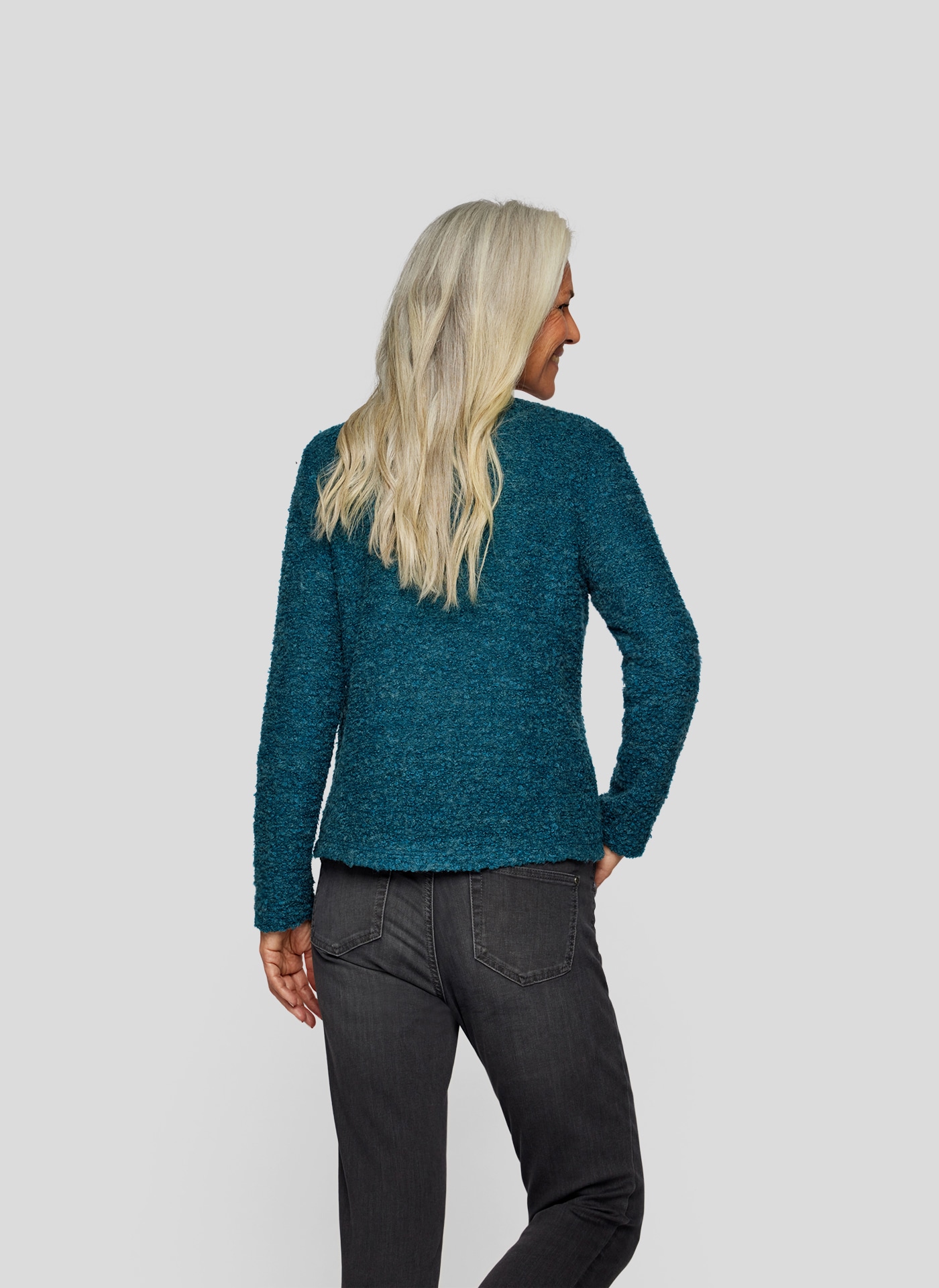 Rabe Strickjacke mit Taschen