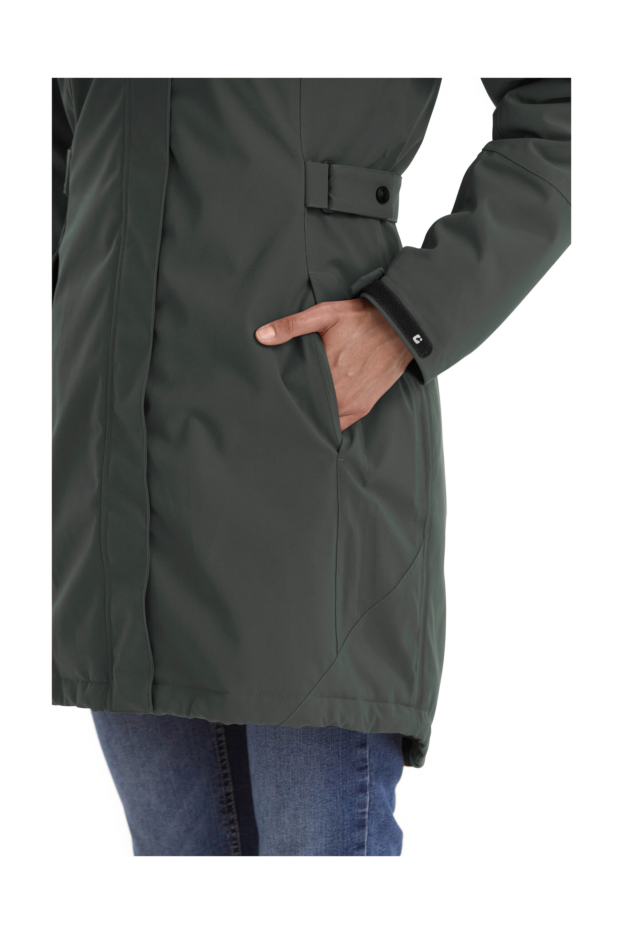 Killtec Parka »KOW 165 WMN PRK«, Wasser- und winddichter Parka mit Teddyfleece und abnehmbarer Kapuze