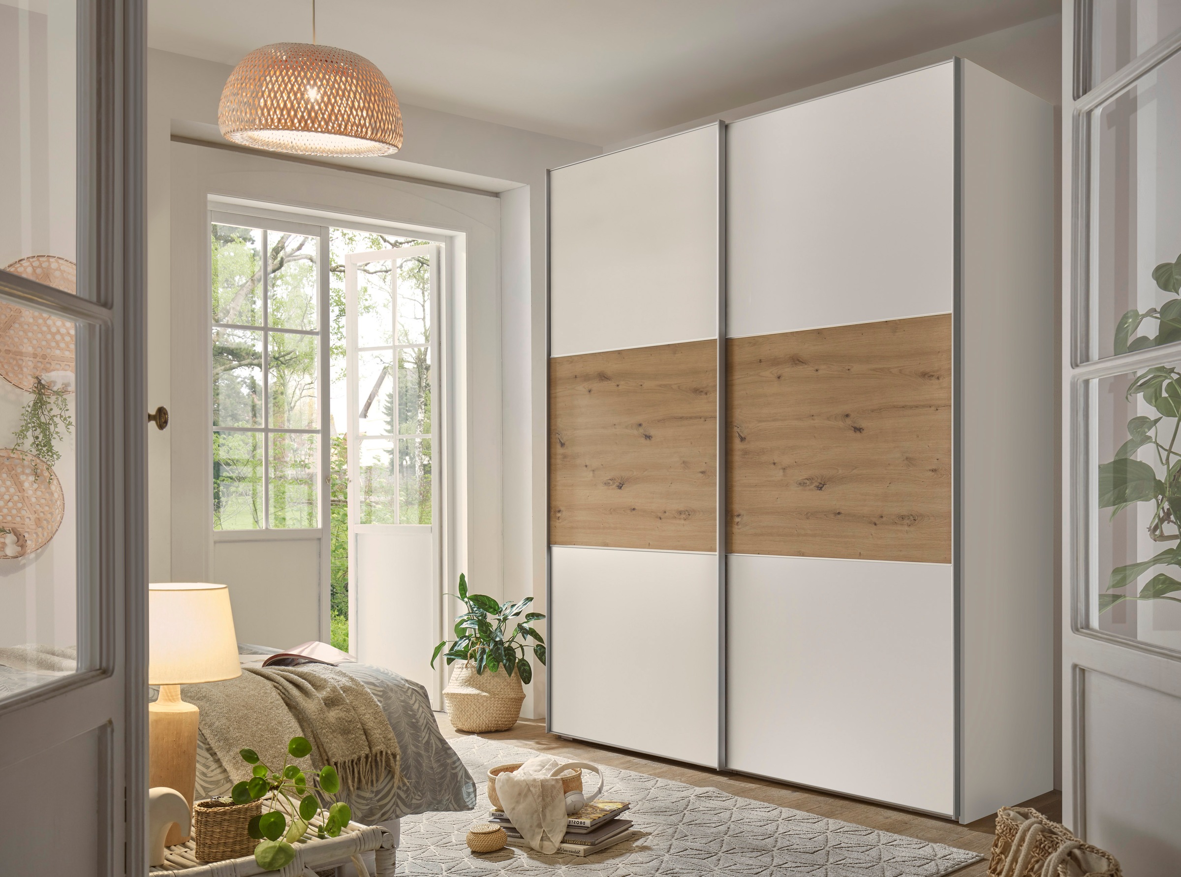 STAUD Schwebetürenschrank »Includo, Made in Germany«, Mit vier verschiedenen Ausstattungsvarianten