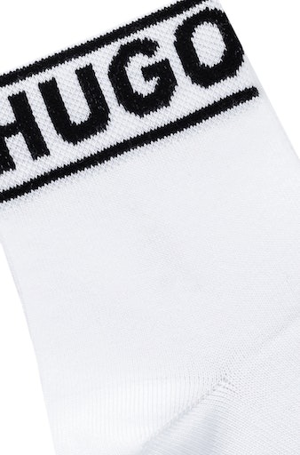 HUGO Underwear Freizeitsocken »2P SH LOGO CC W«, (Set, 2 Paar, 2er), mit Logobund