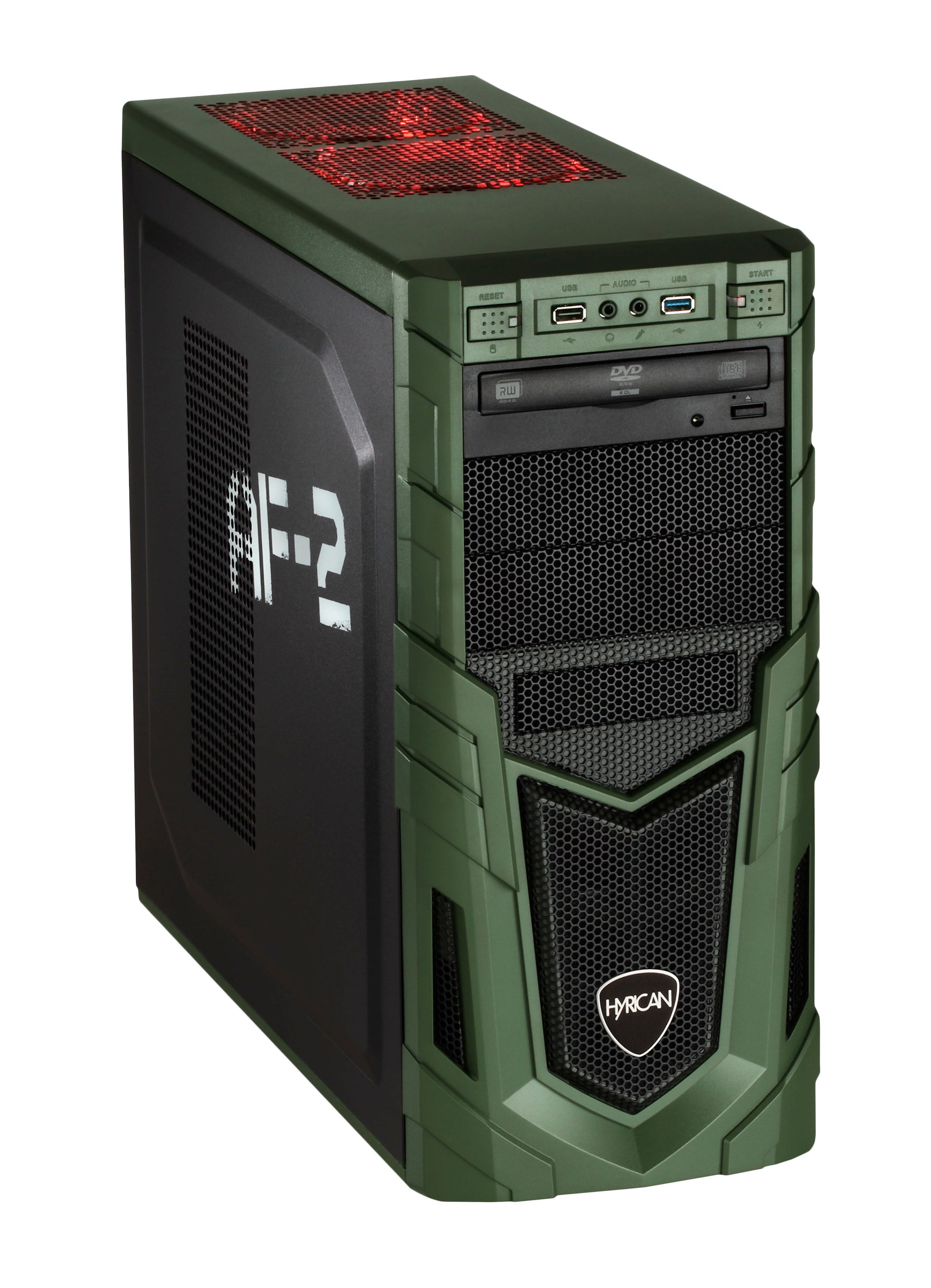Hyrican Gaming-PC-Komplettsystem »Military SET02238«, Windows 11, inklusive 27" Monitor MSI Optix G271