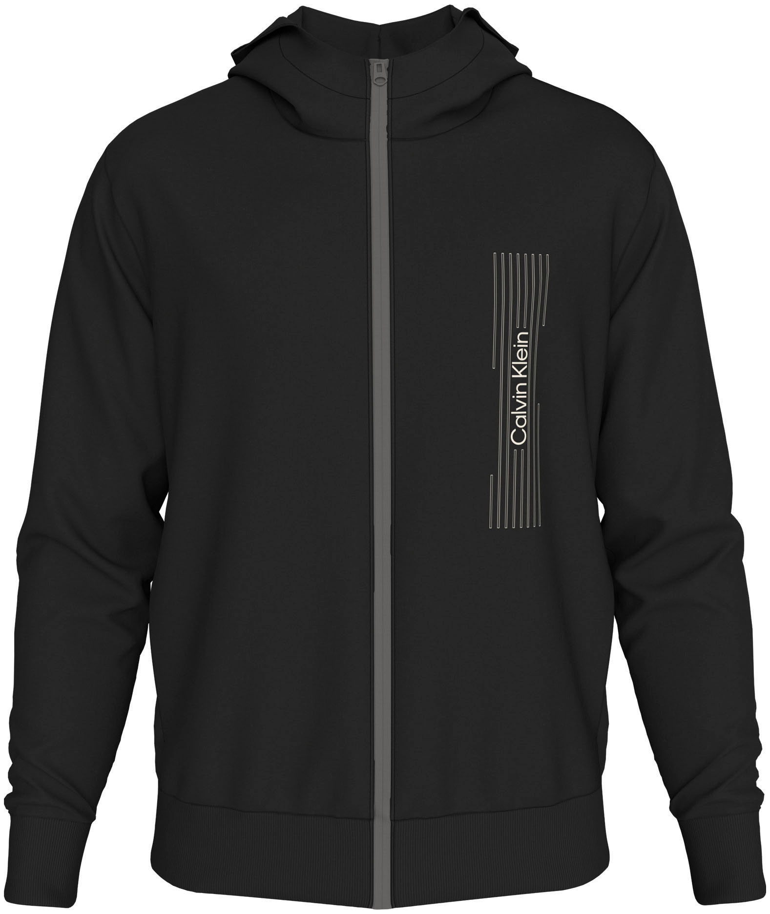 Sweatjacke »HORIZONTAL LOGO ZIP THRU HOODIE«, mit Logoschriftzug