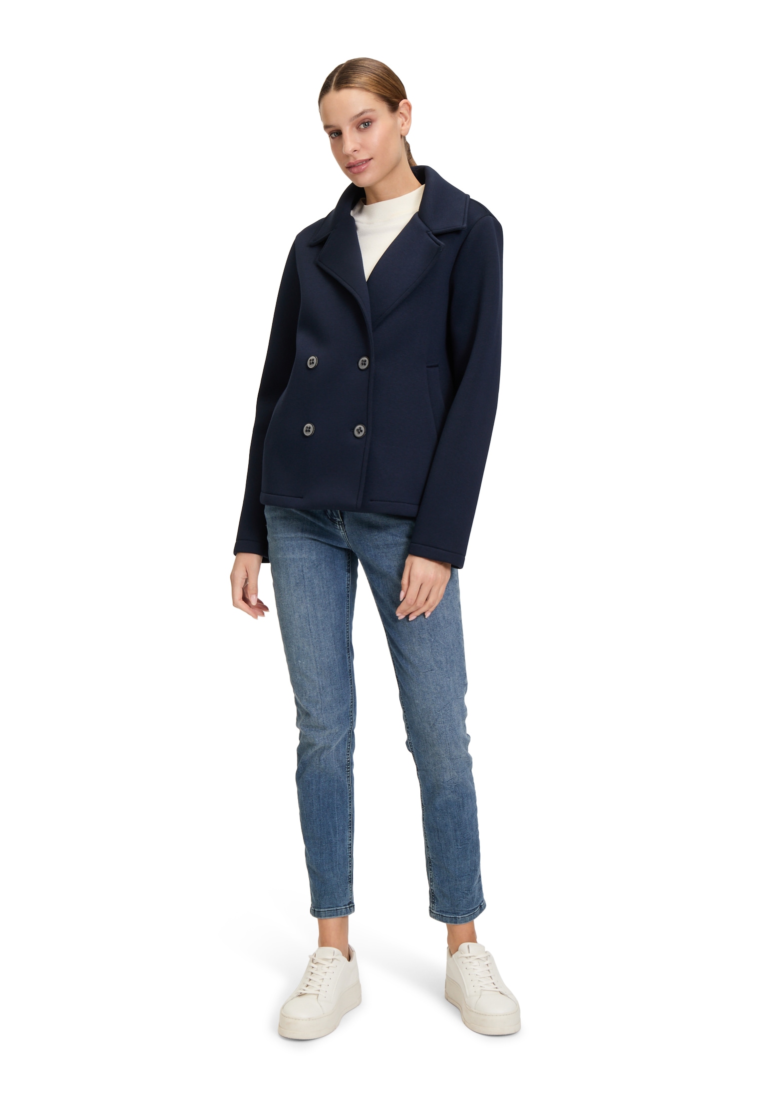 Amber & June Blouson »Blazer-Jacke mit Reverskragen«