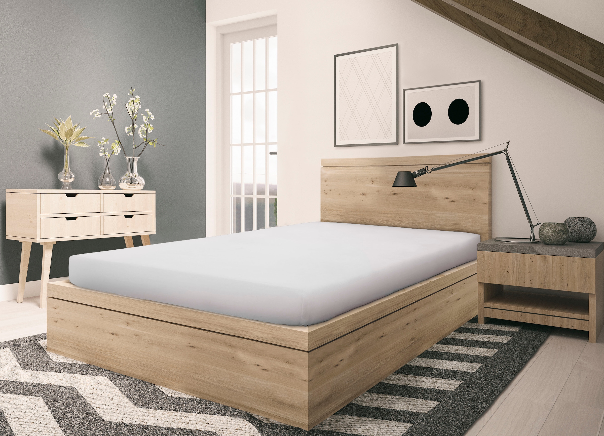 SETEX Spannbettlaken »Feinbiber in Gr. 70x140, 90x200, 140x200 oder 180x200 cm« für Matratzen bis 23 cm Höhe, Winter, Bettlaken