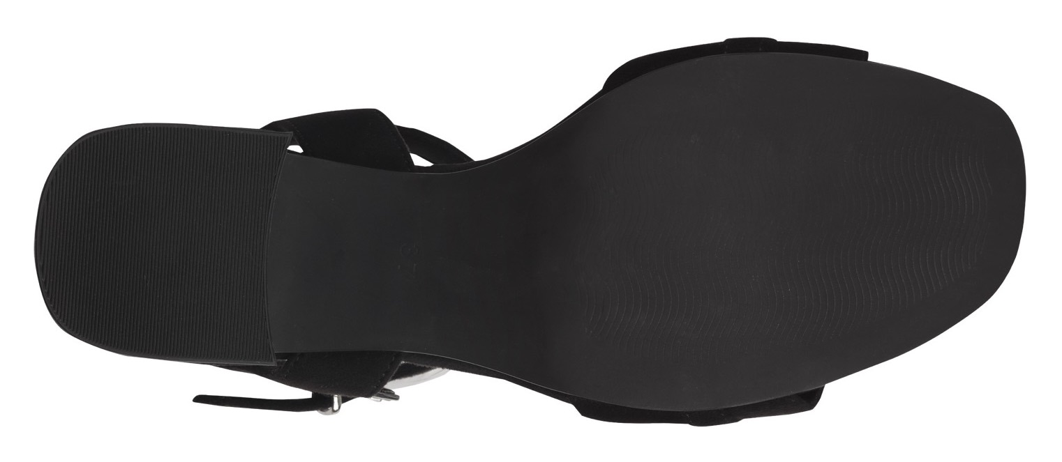 MARCO TOZZI by GMK  , Blockabsatz, Riemchensandale, Abendschuh mit Feel Me-Ausstattung