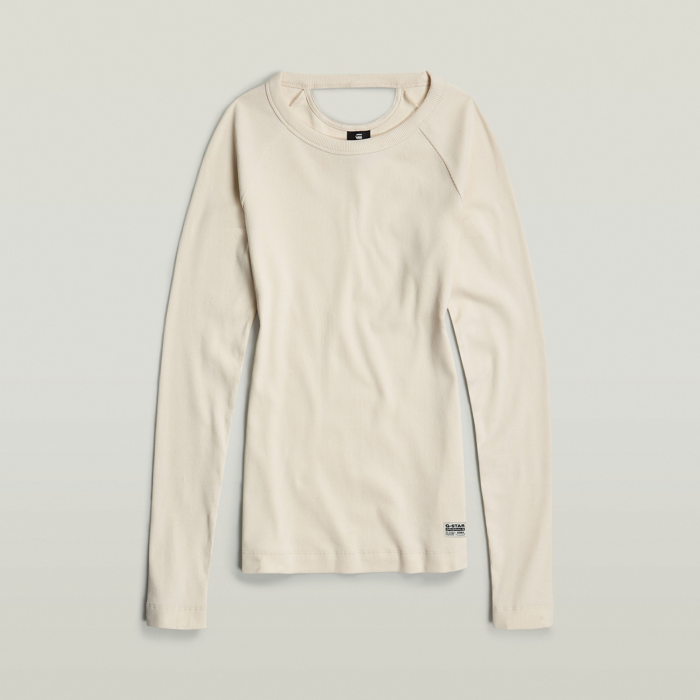 G-STAR T-Shirt »Slim Rib Keyhole«, mit Cut-Out hinten