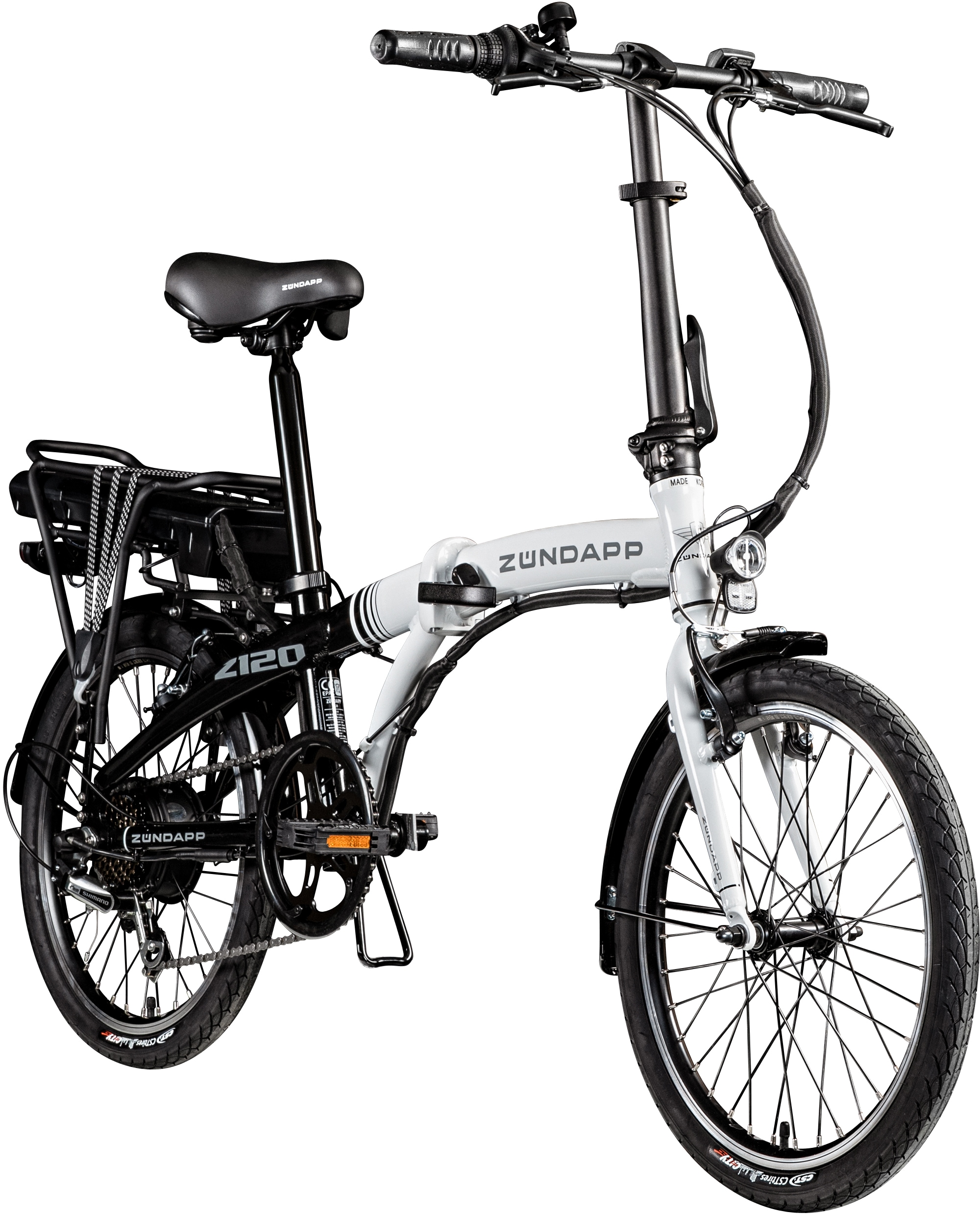 Zündapp E-Bike »Z120«, 7 Gang, Shimano, Tourney, Heckmotor 250 W, Pedelec, Elektrofahrrad für Damen u. Herren