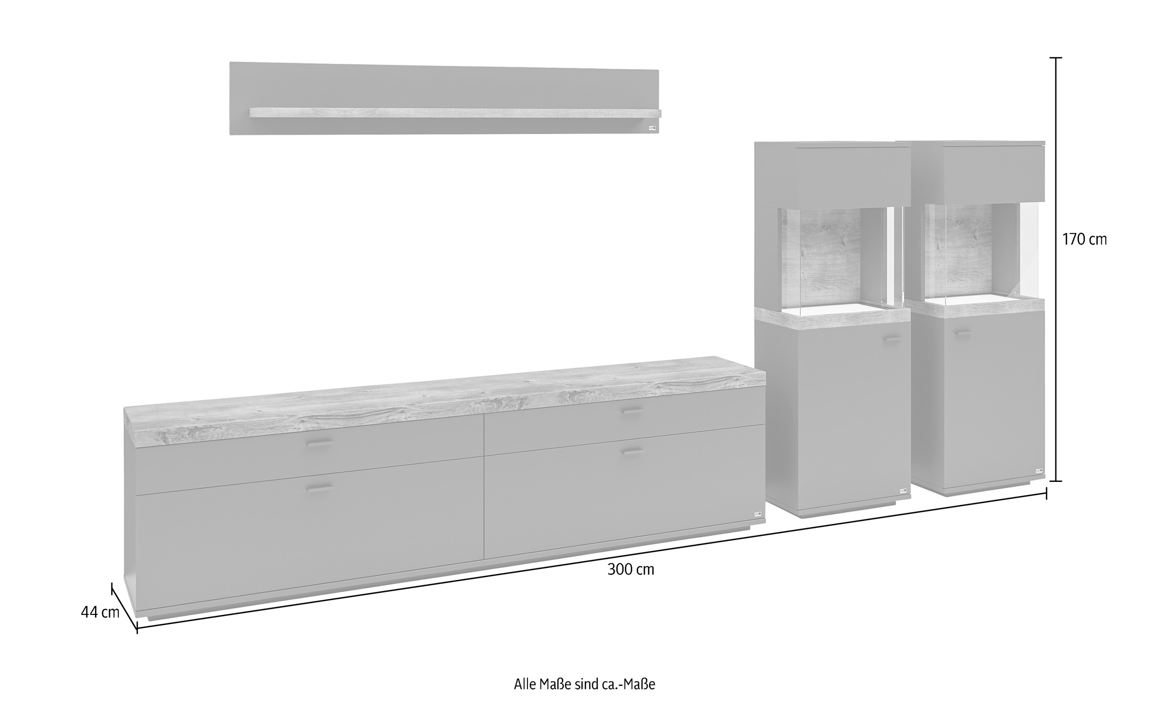 set one by Musterring Wohnwand »Lancaster«
