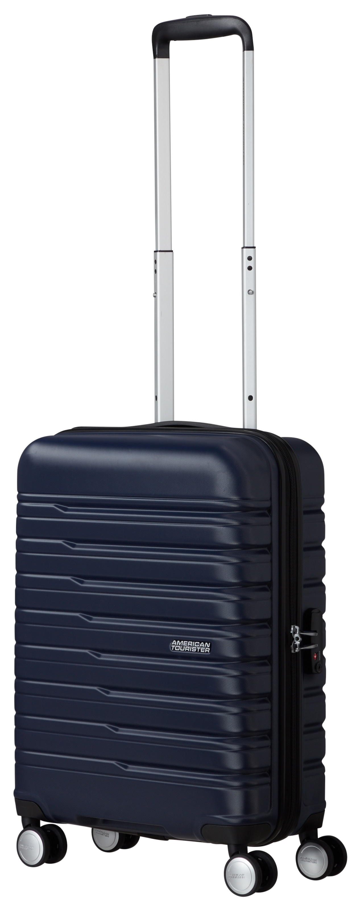 American Tourister® Hartschalen-Trolley »FLASHLINE 55«, 4 St. Rollen, Handgepäck-Koffer Reisegepäck Koffer TSA-Zahlenschloss