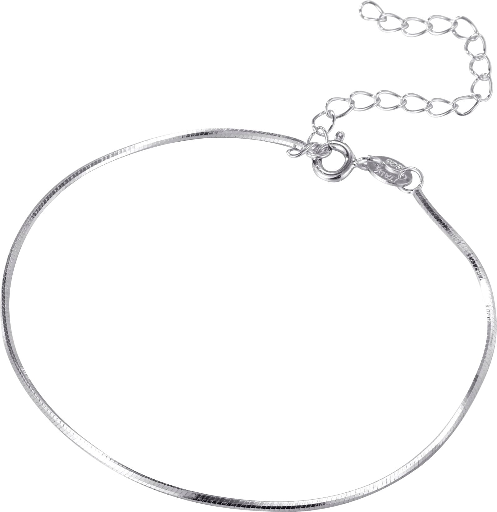 Firetti Silberkette »Schmuck Geschenk Silber 925 Armband Kette Fußkette Bauchkette Omega«, in verschiedenen Längen erhältlich