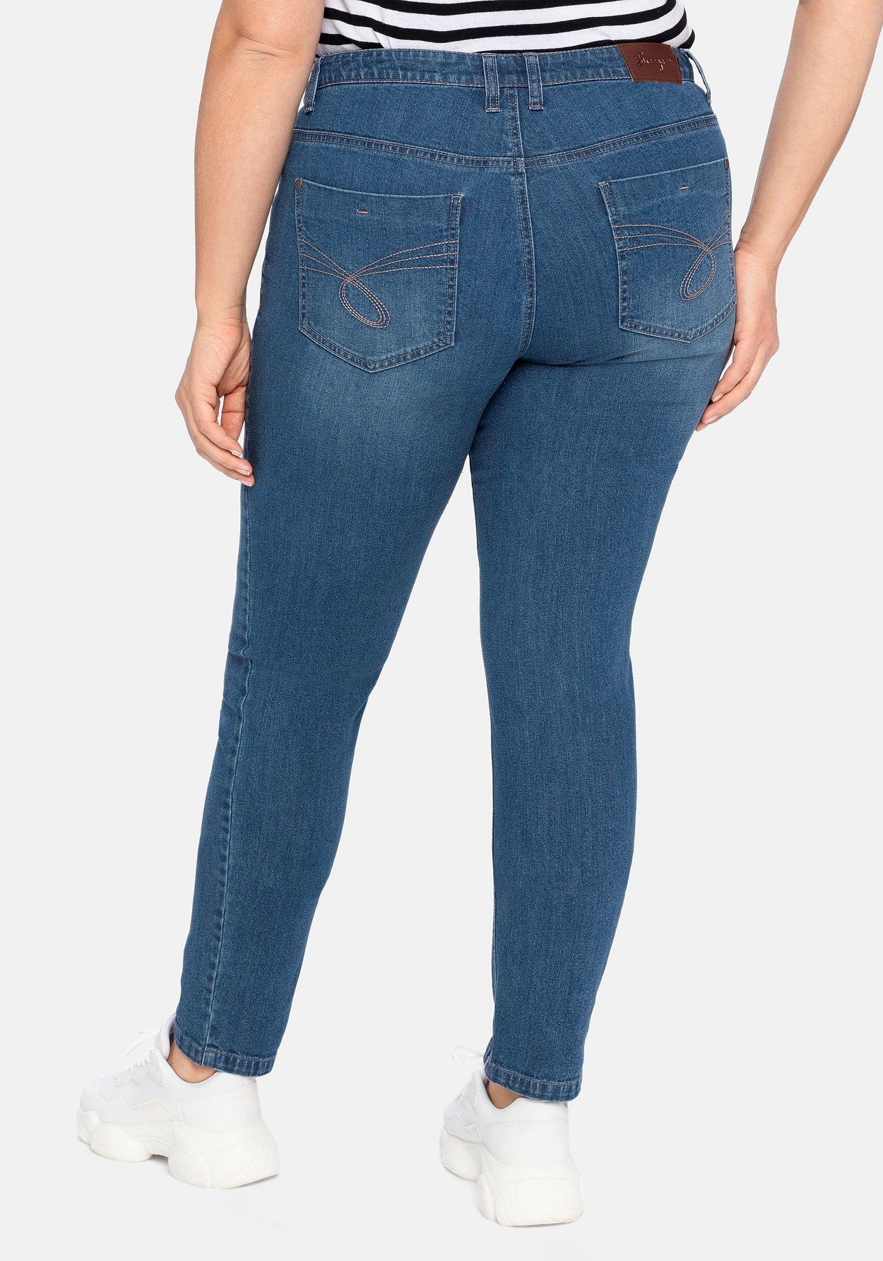 Sheego Stretch-Jeans »Jeans in schmaler Form«