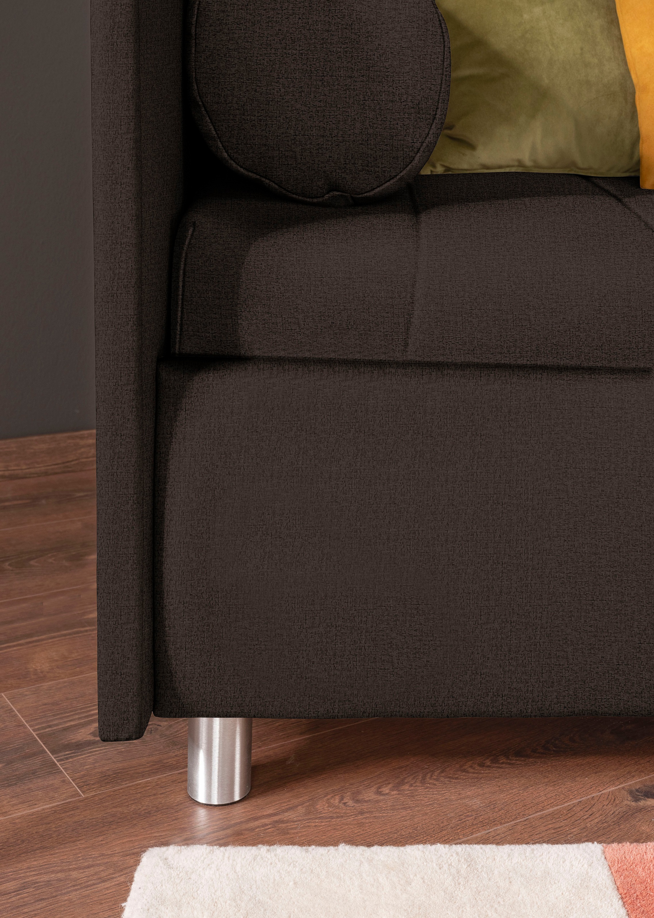 alina Schlafsofa »Kiana«, mit Bettkasten und Zierkissen, Liegefläche 90/200 cm oder 100/200 cm