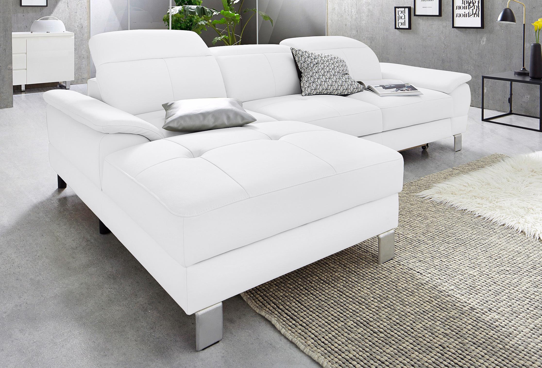 exxpo - sofa fashion Ecksofa, inkl. Kopf- bzw. Rückenverstellung, wahlweise  mit Bettfunktion und Bettkasten auf Rechnung bestellen